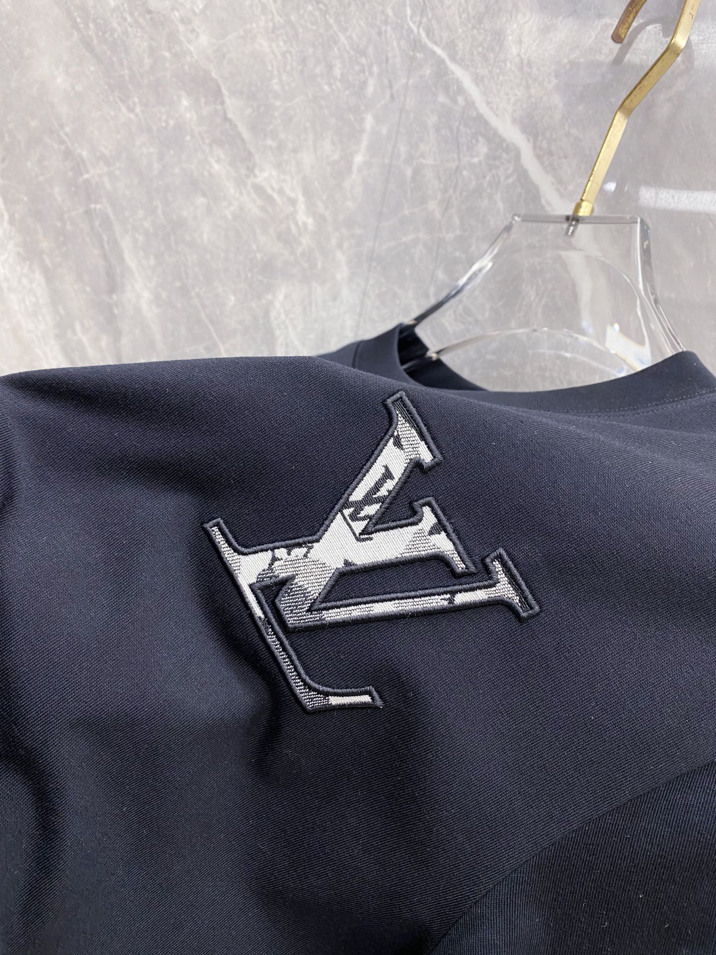 Louis Vuitton Basic Clothing Cotton Black S-l-xxl