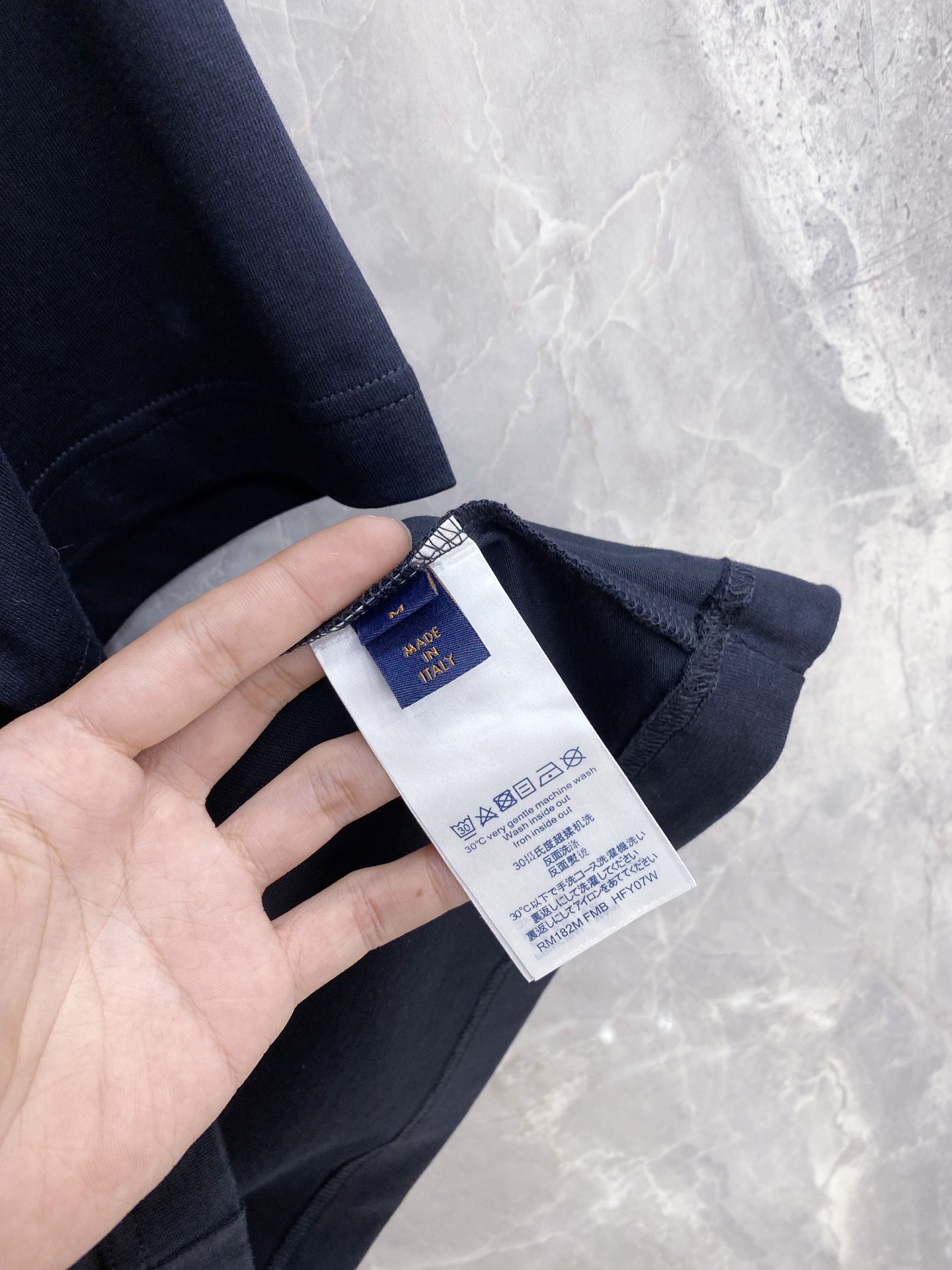 Louis Vuitton Basic Clothing Cotton Black S-l-xxl