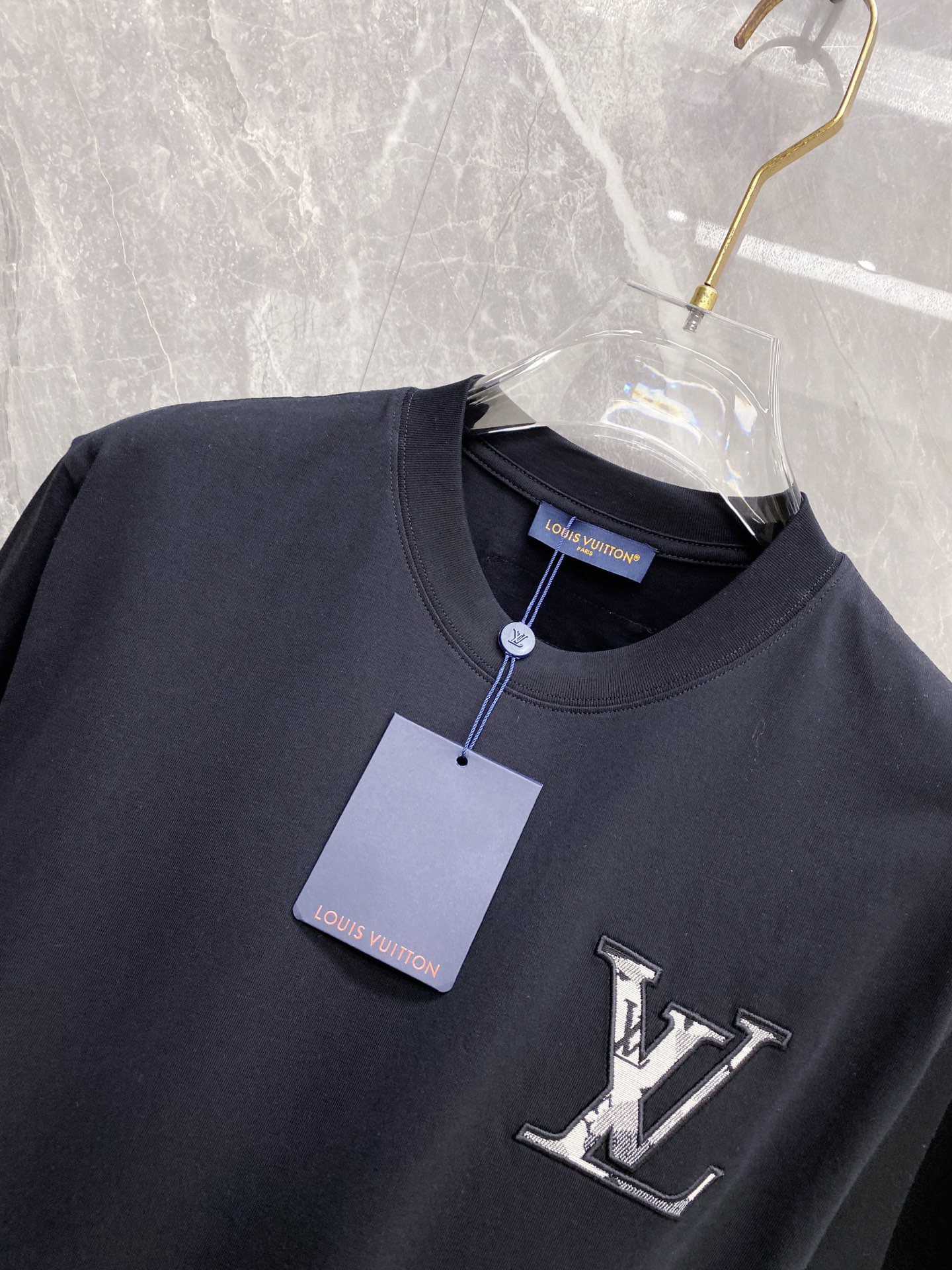 Louis Vuitton Basic Clothing Cotton Black S-l-xxl