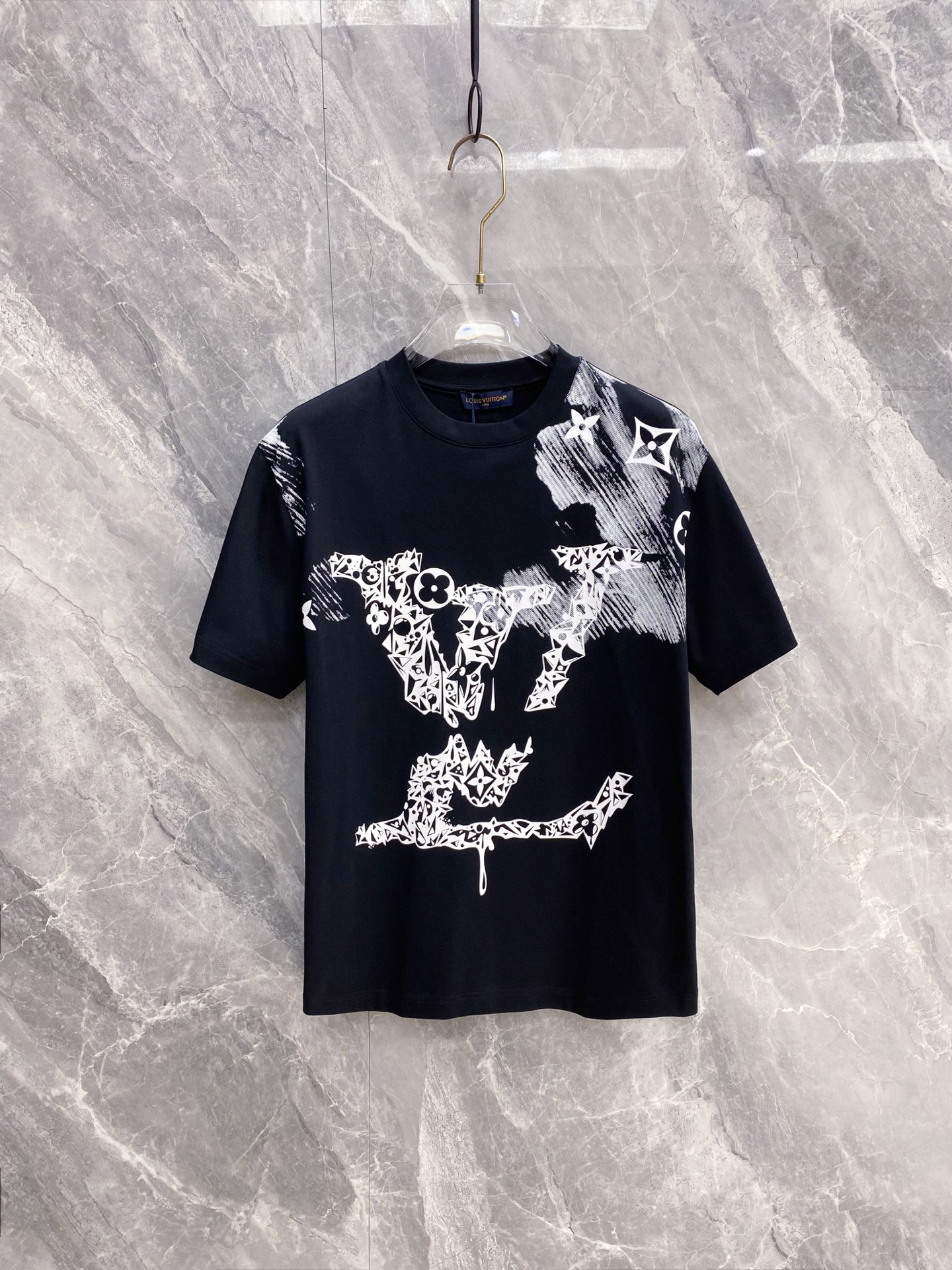 Louis Vuitton Basic Clothing Cotton Black S-l-xxl