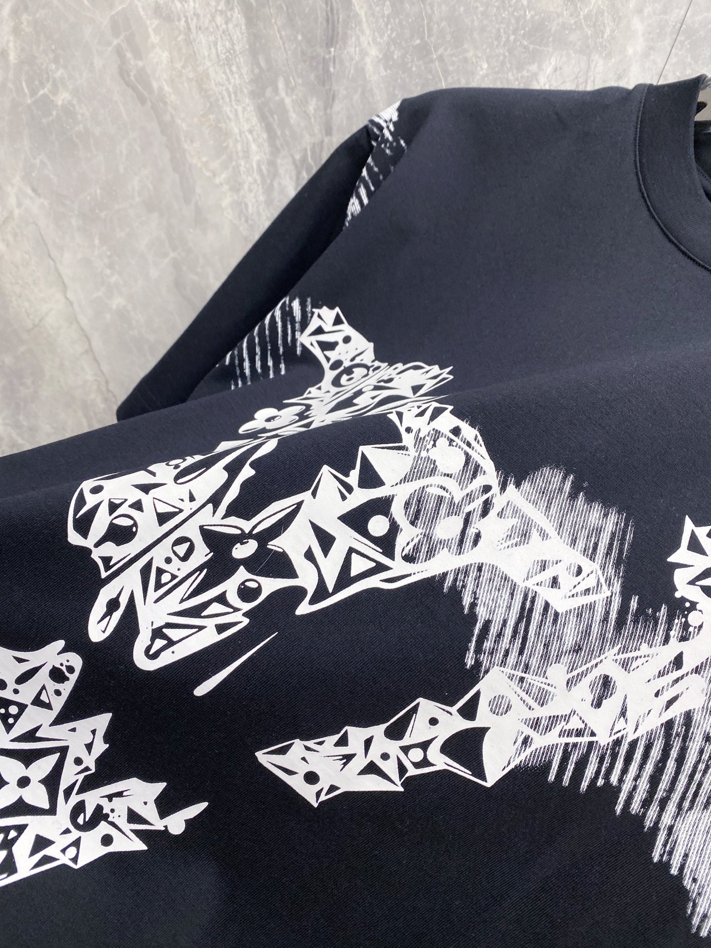 Louis Vuitton Basic Clothing Cotton Black S-l-xxl