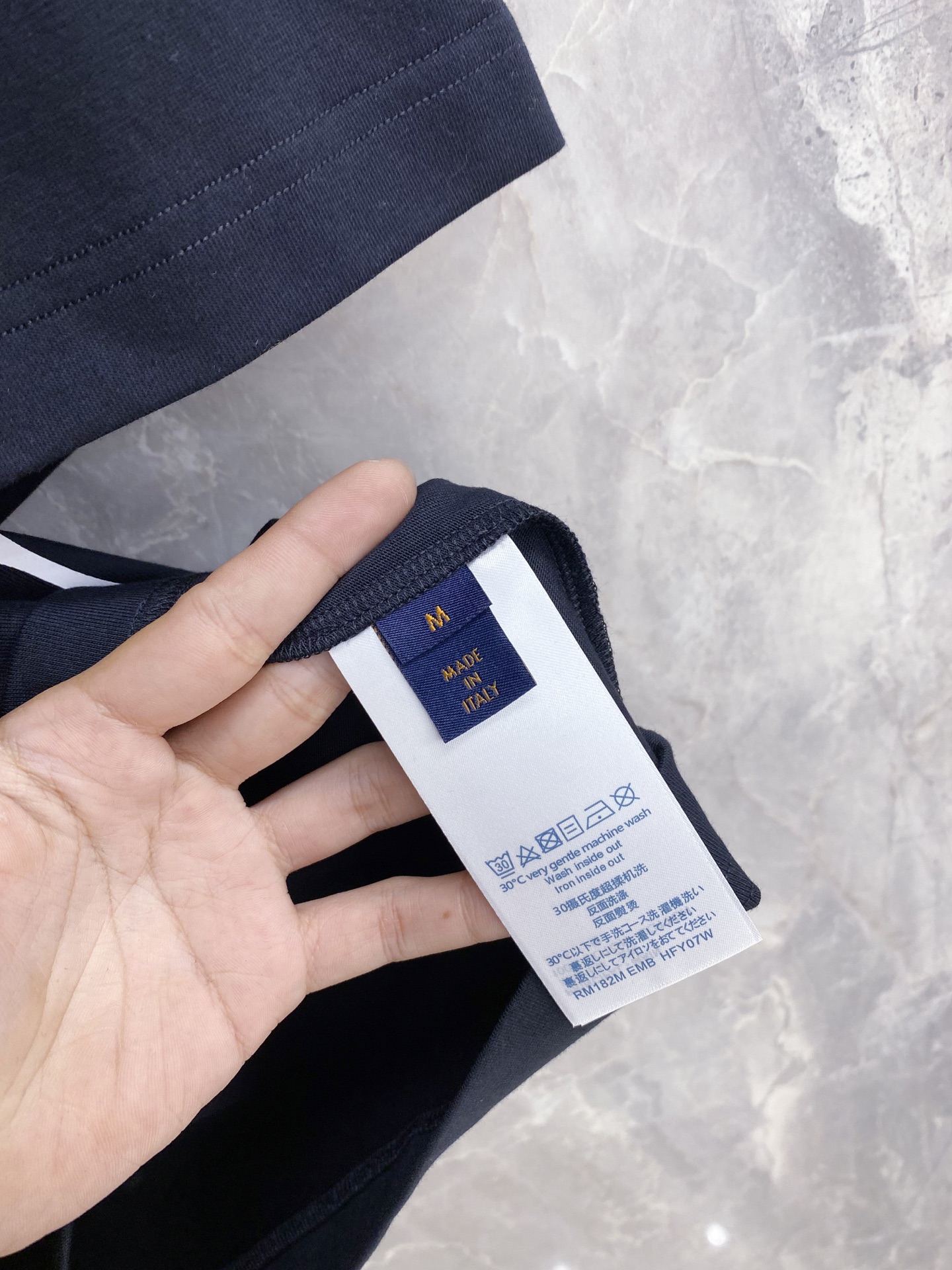 Louis Vuitton Basic Clothing Cotton Black S-l-xxl