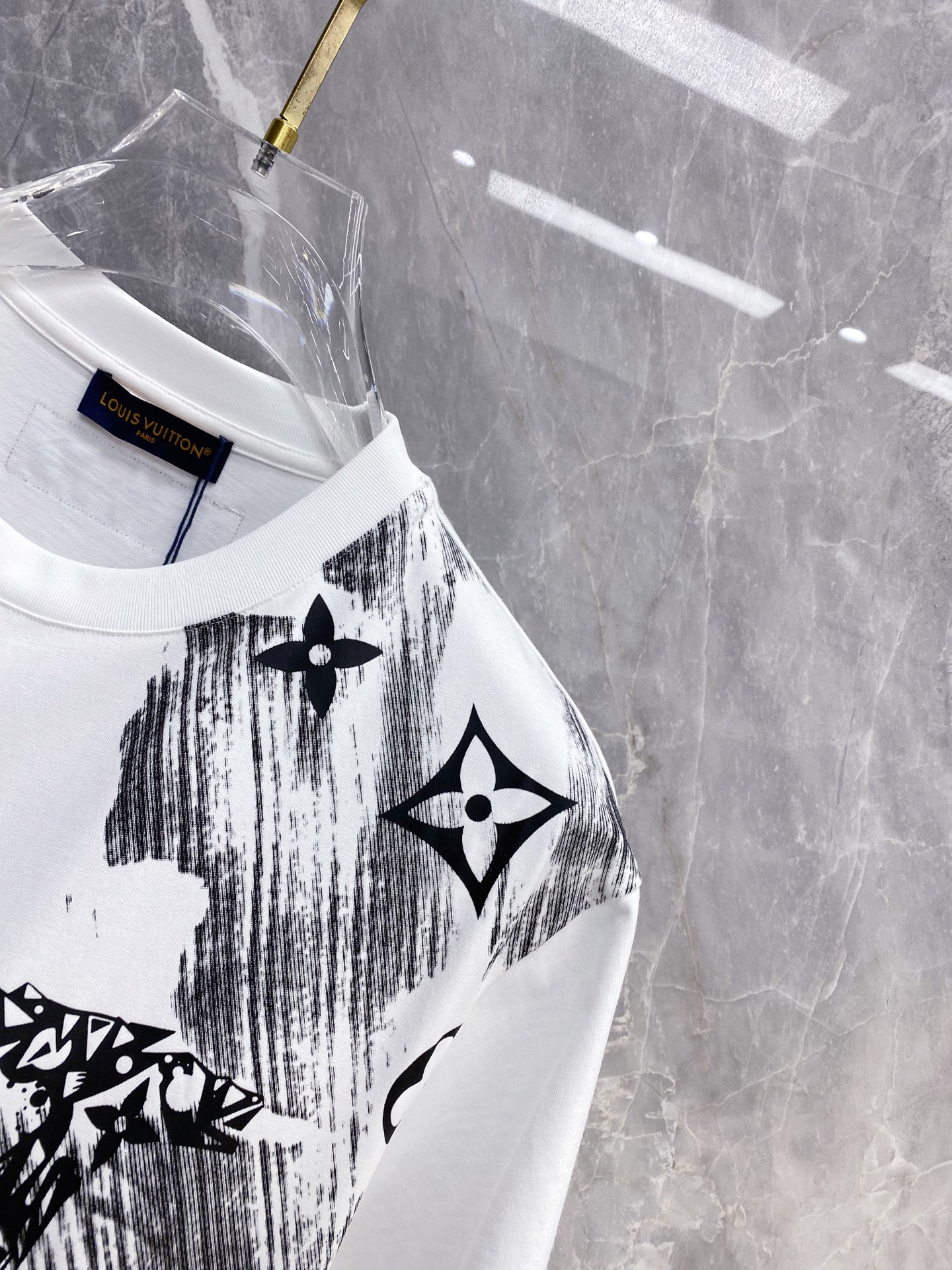 Louis Vuitton Basic Clothing Cotton Black S-l-xxl