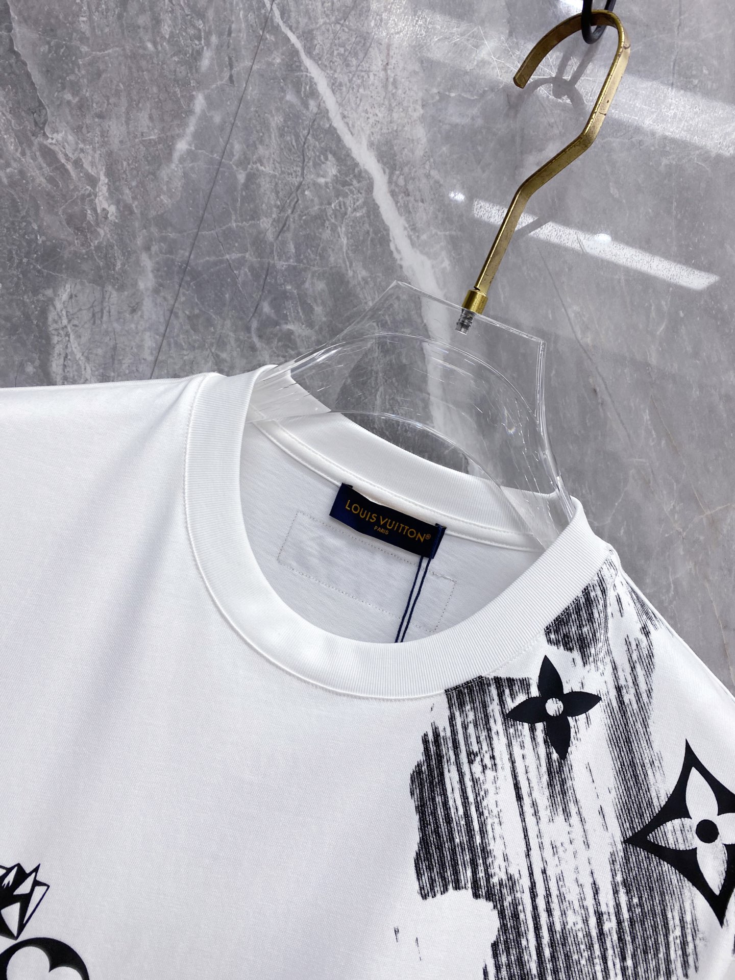 Louis Vuitton Basic Clothing Cotton Black S-l-xxl