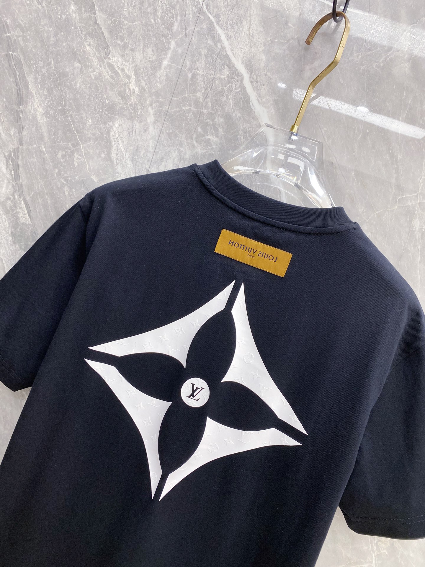 Louis Vuitton Basic Clothing Cotton Black S-l-xxl