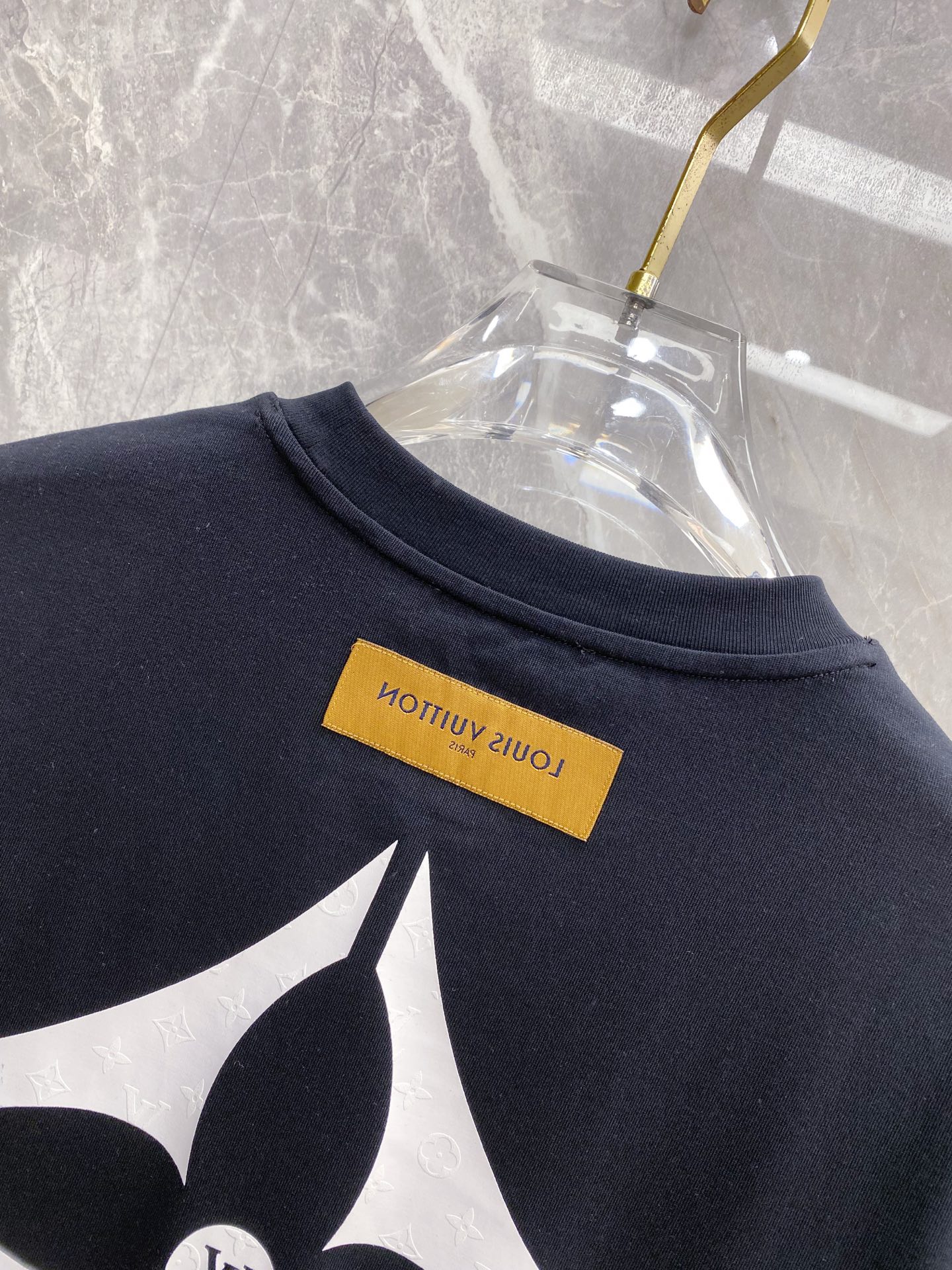 Louis Vuitton Basic Clothing Cotton Black S-l-xxl