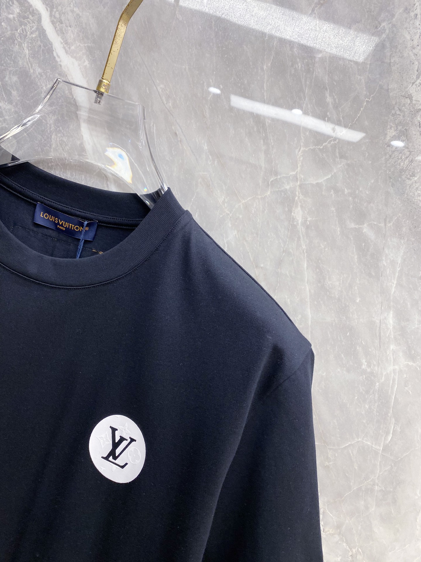 Louis Vuitton Basic Clothing Cotton Black S-l-xxl