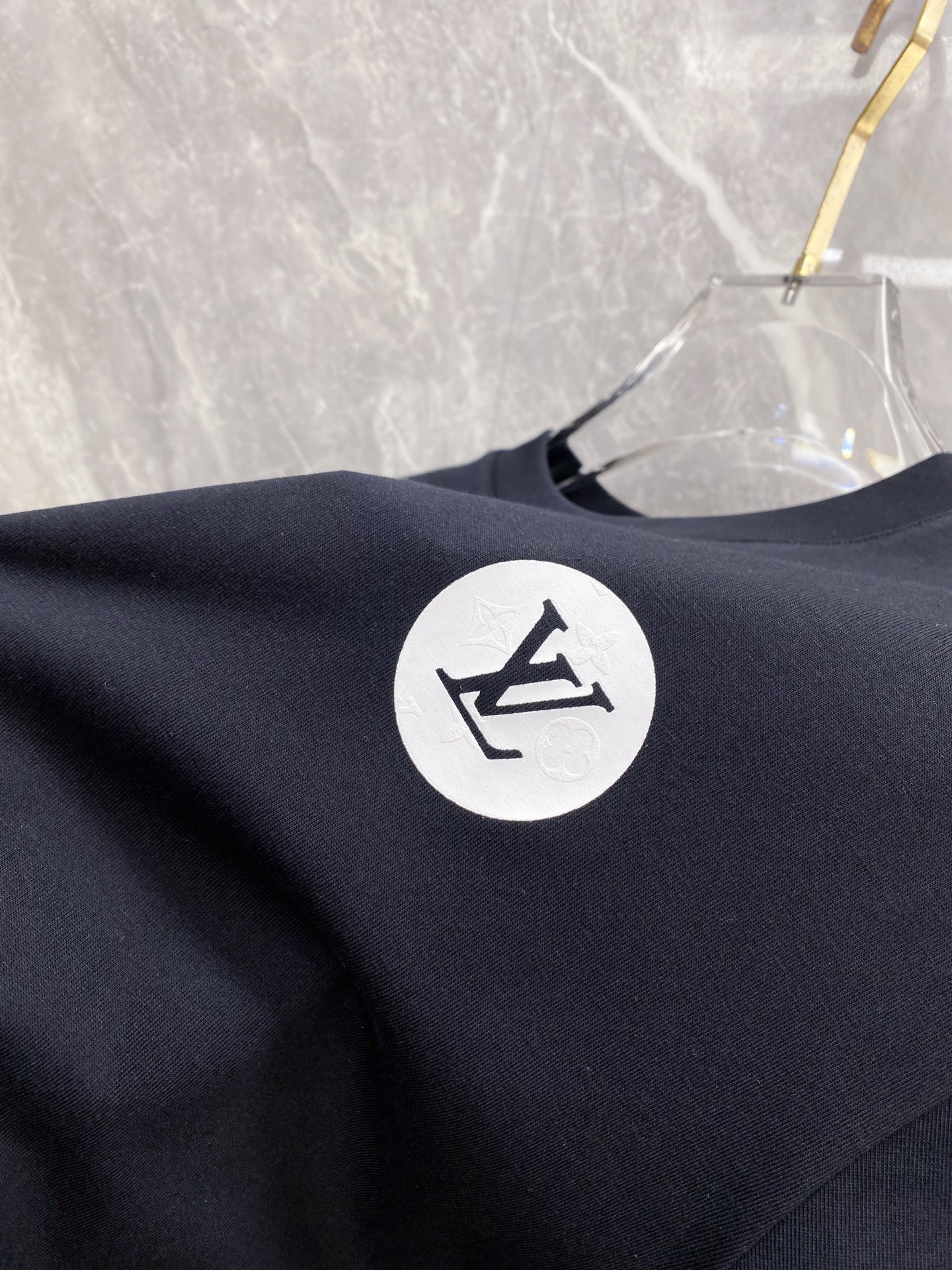 Louis Vuitton Basic Clothing Cotton Black S-l-xxl