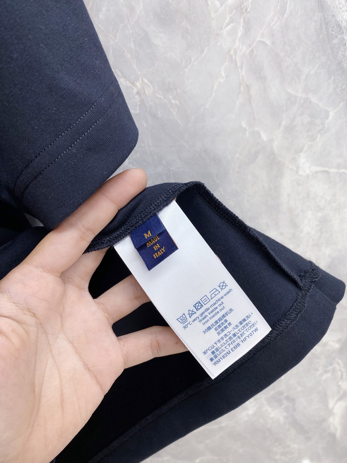 Louis Vuitton Basic Clothing Cotton Black S-l-xxl