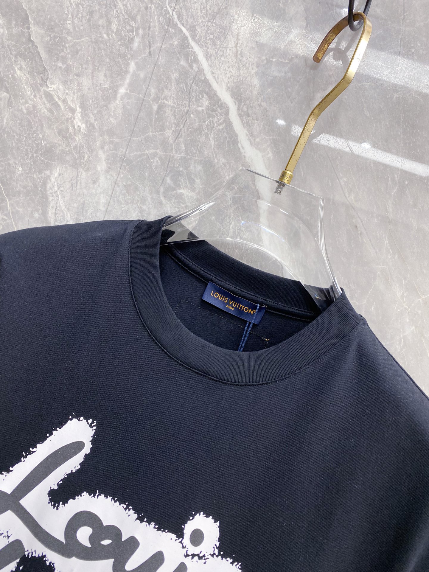 Louis Vuitton Basic Clothing Cotton Black S-l-xxl