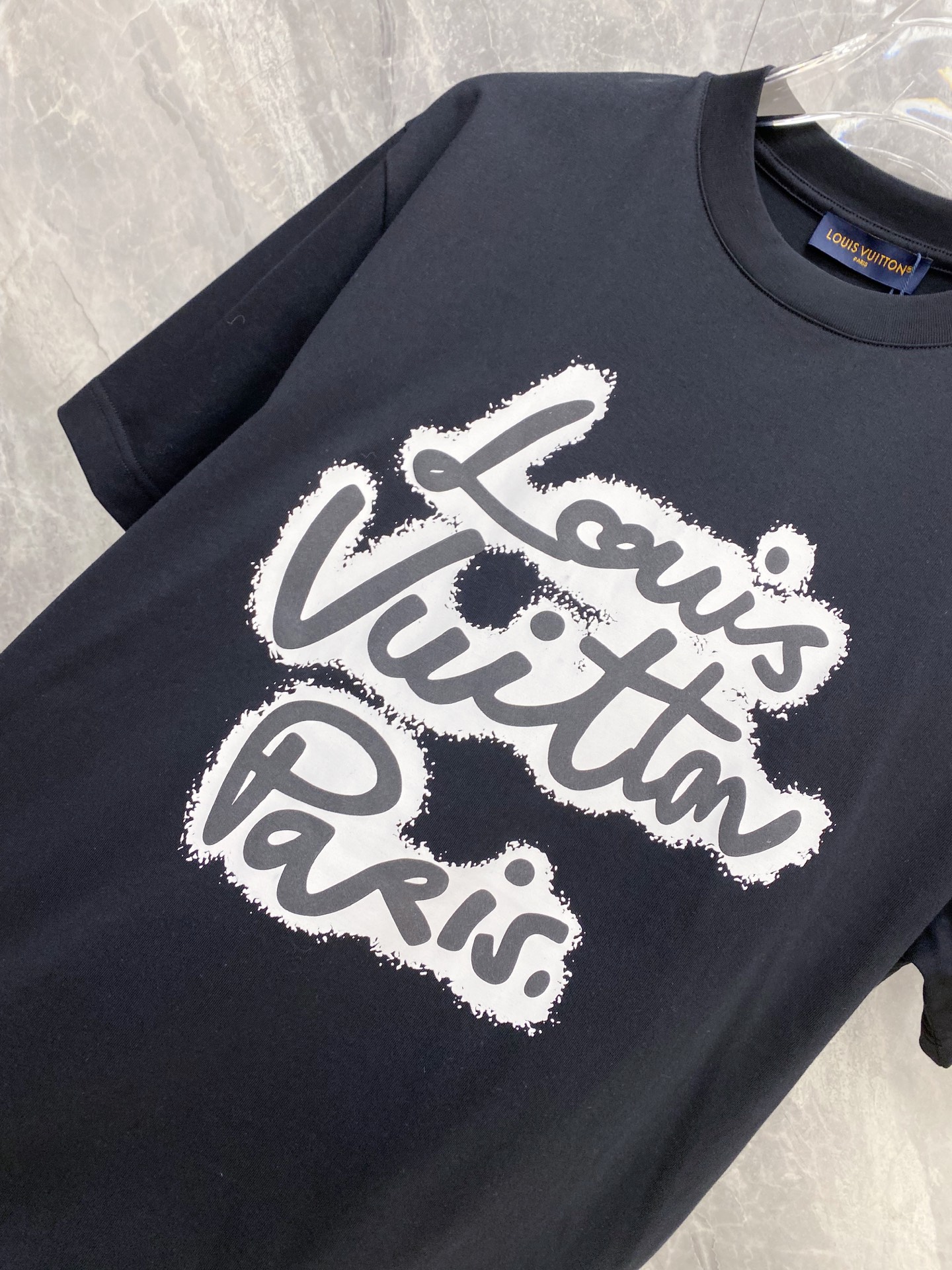 Louis Vuitton Basic Clothing Cotton Black S-l-xxl