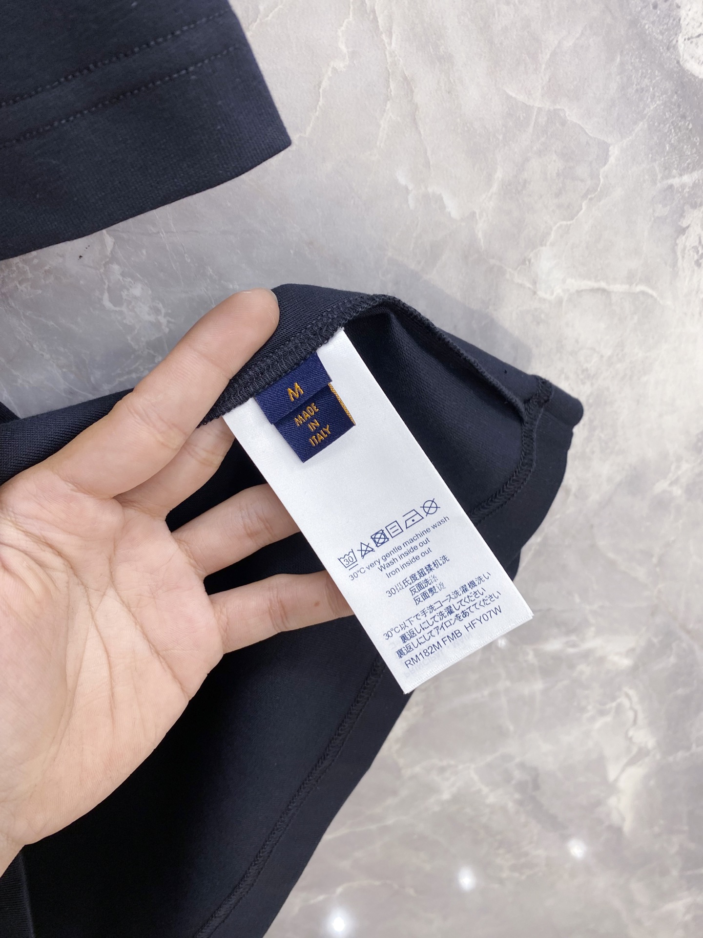 Louis Vuitton Basic Clothing Cotton Black S-l-xxl