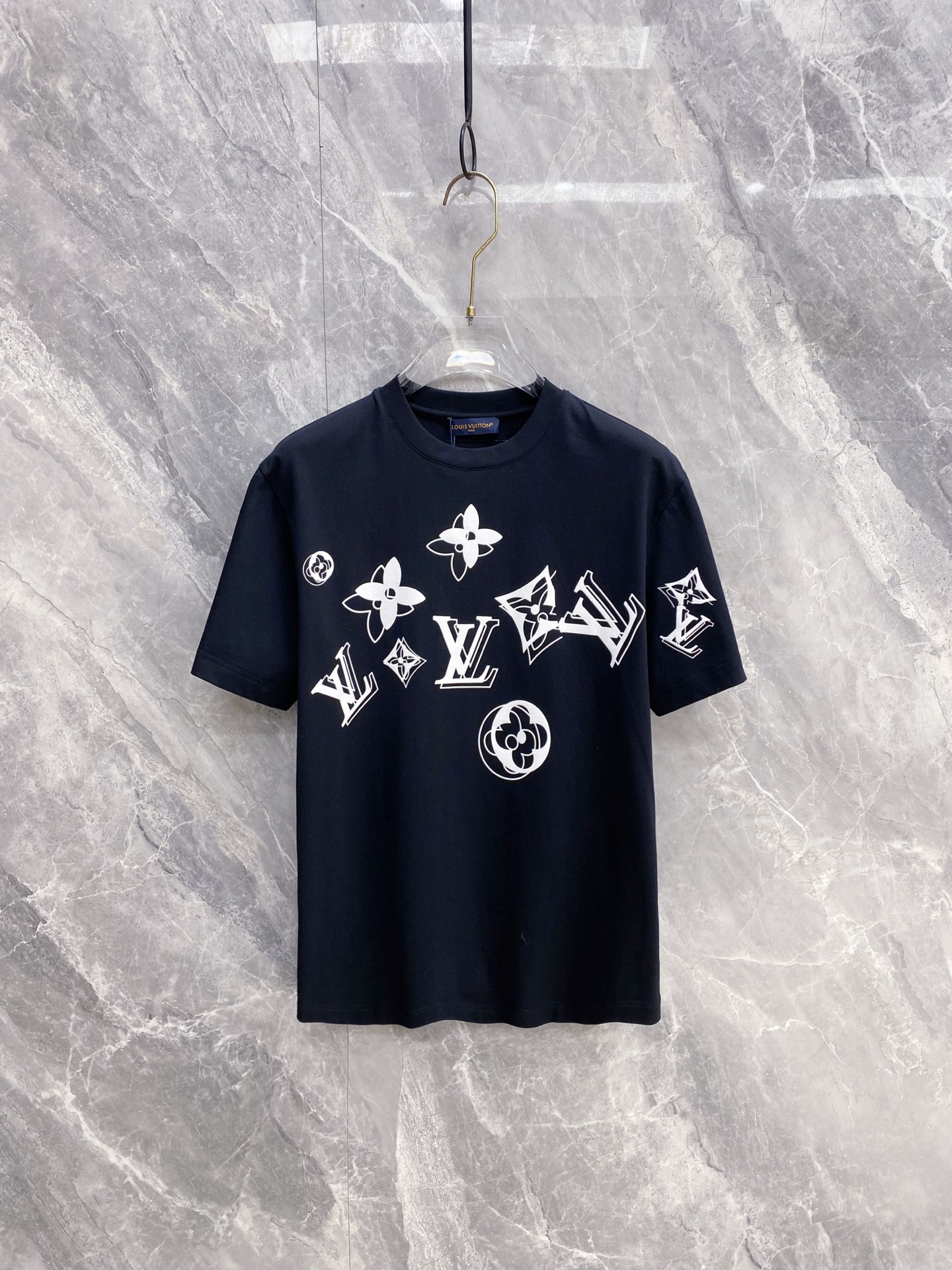 Louis Vuitton Basic Clothing Cotton Black S-l-xxl