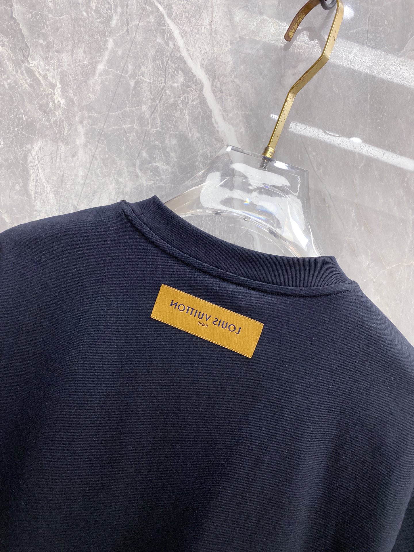 Louis Vuitton Basic Clothing Cotton Black S-l-xxl