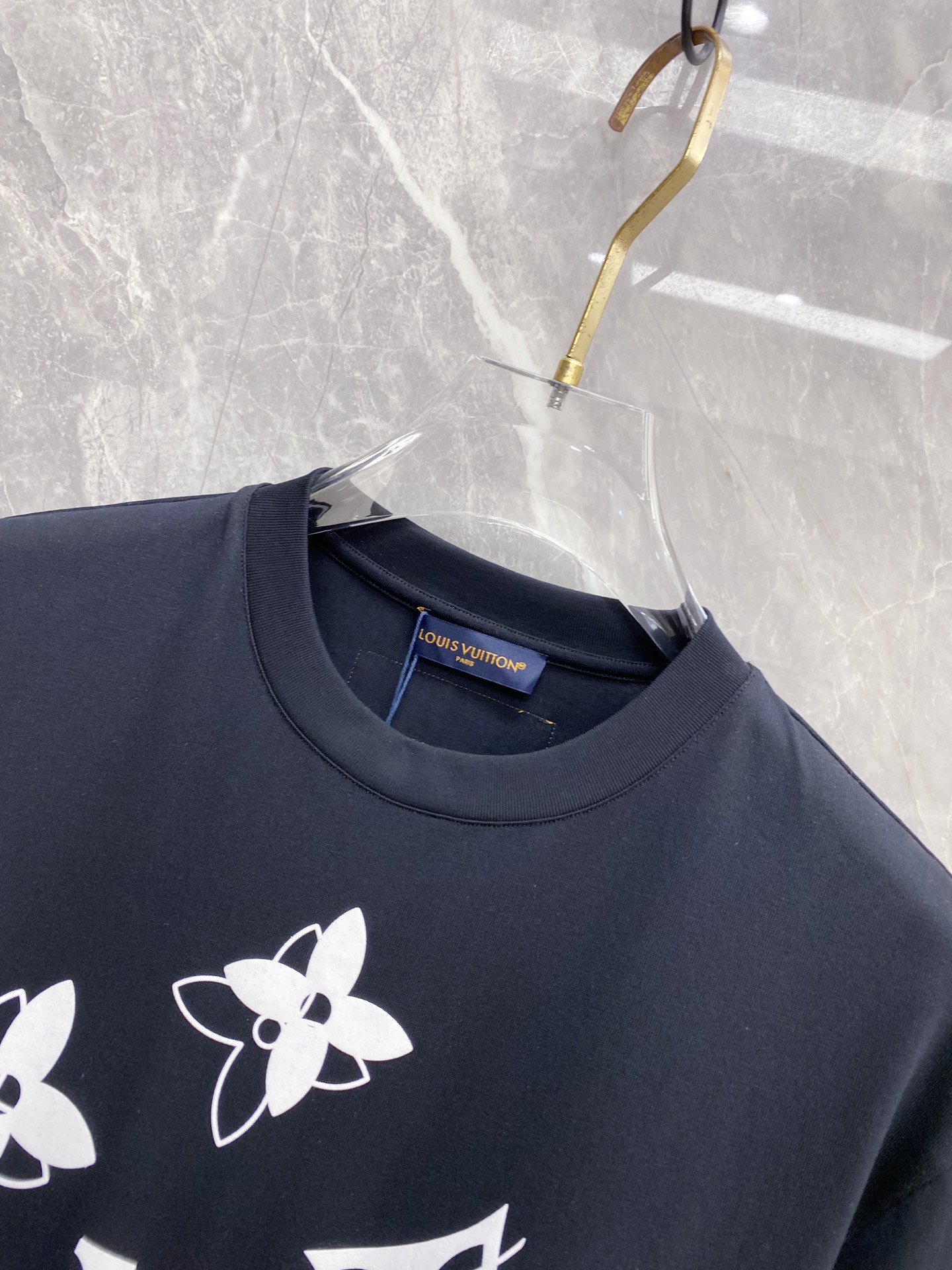 Louis Vuitton Basic Clothing Cotton Black S-l-xxl