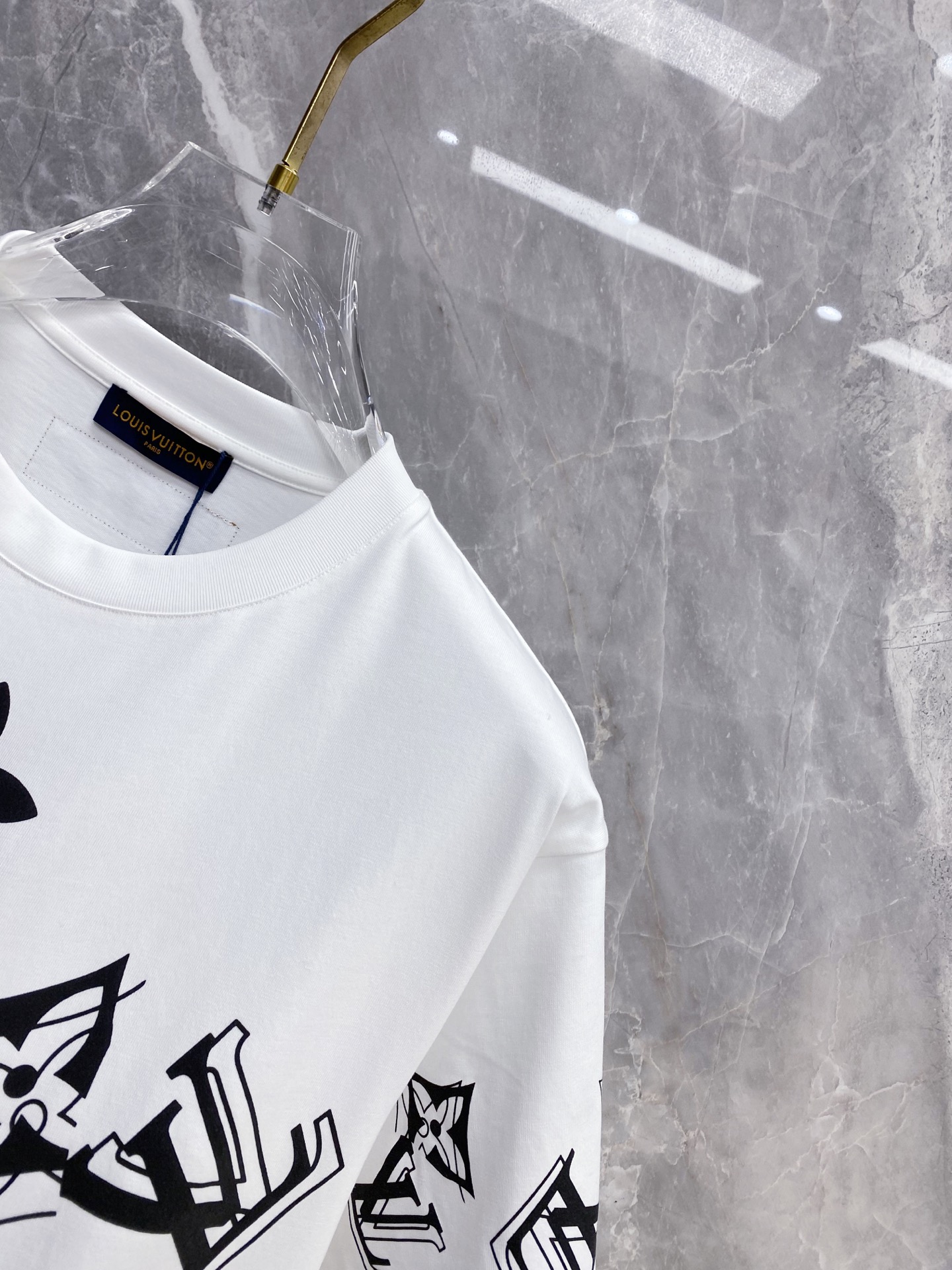 Louis Vuitton Basic Clothing Cotton Black S-l-xxl