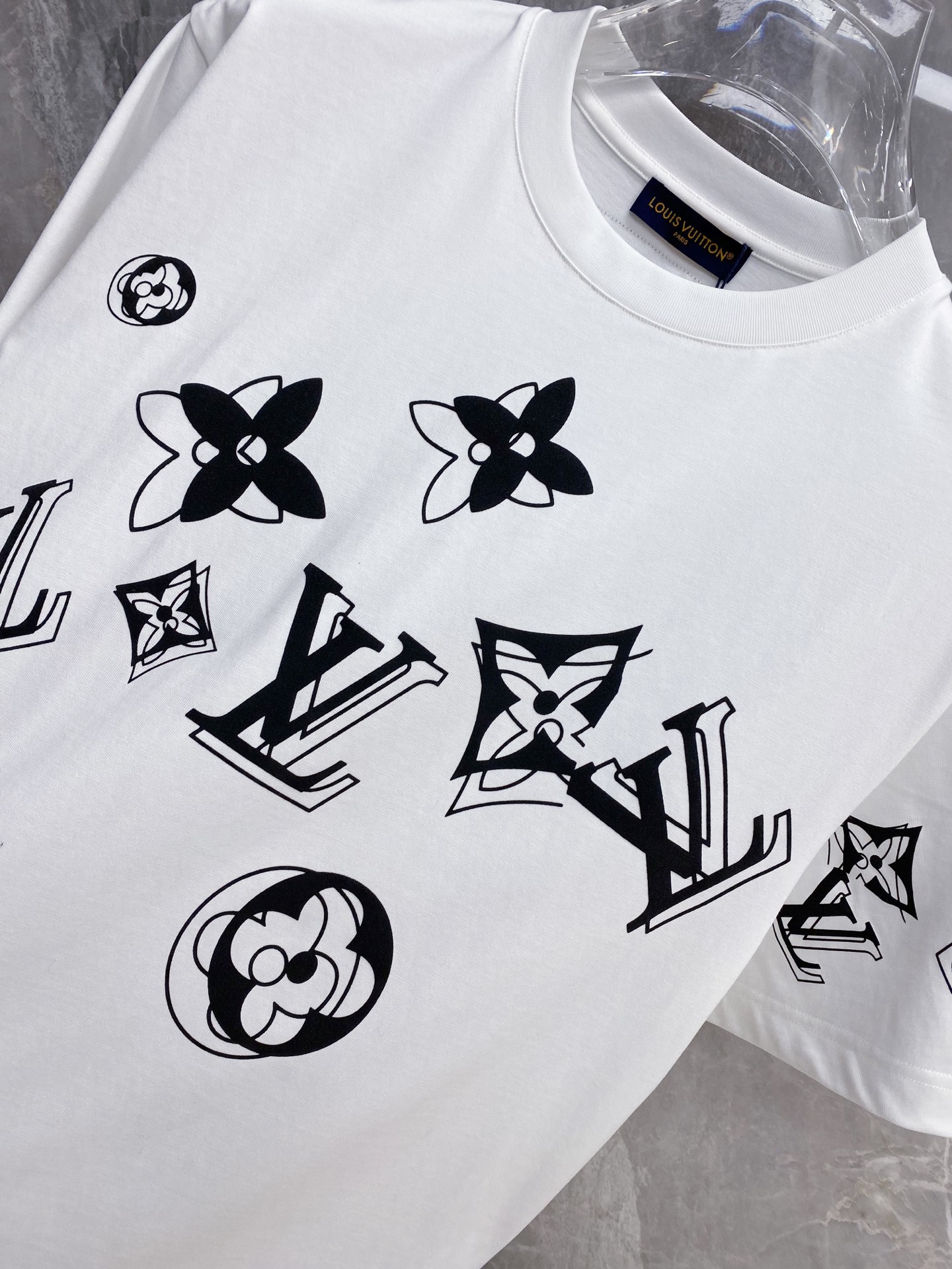 Louis Vuitton Basic Clothing Cotton Black S-l-xxl