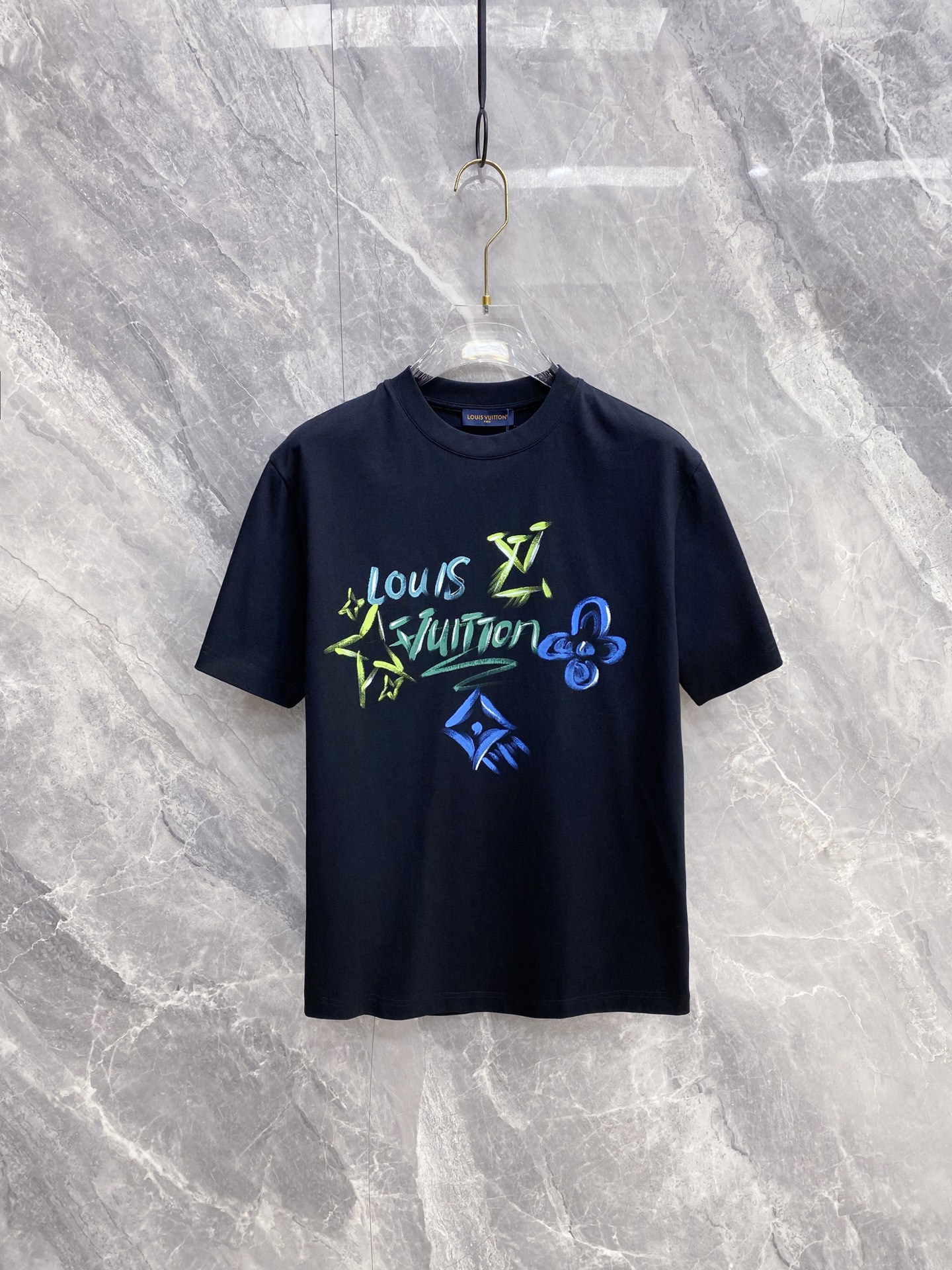 Louis Vuitton Basic Clothing Cotton Black S-l-xxl