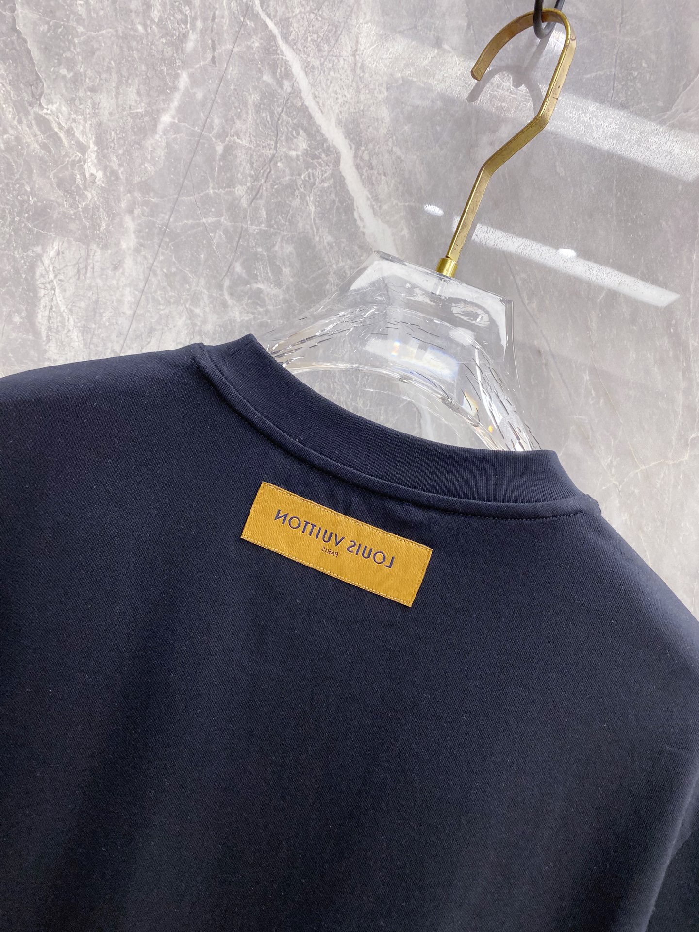 Louis Vuitton Basic Clothing Cotton Black S-l-xxl