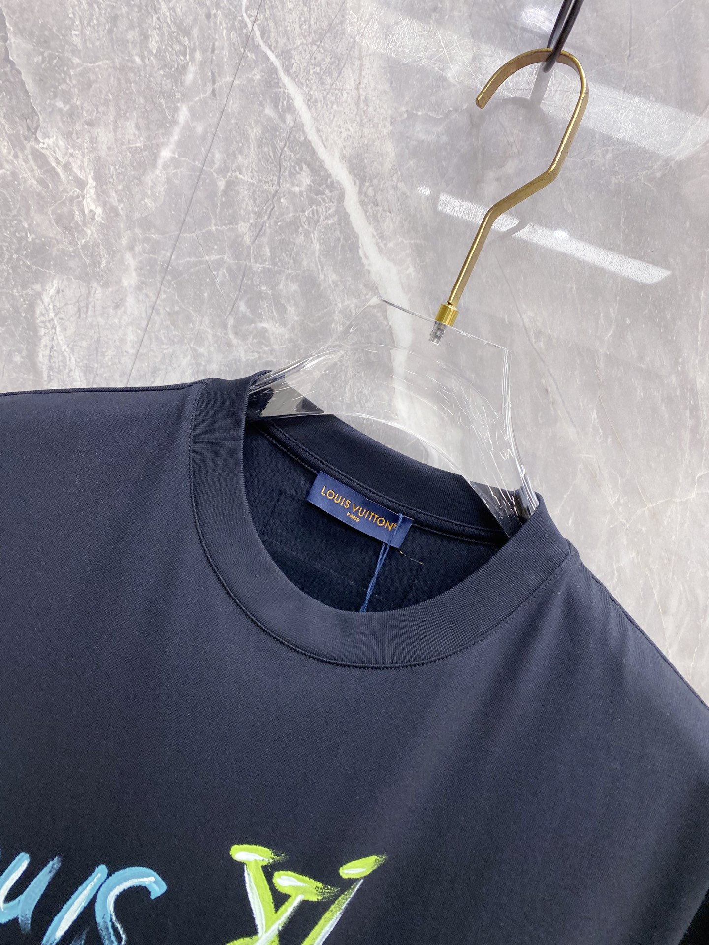 Louis Vuitton Basic Clothing Cotton Black S-l-xxl