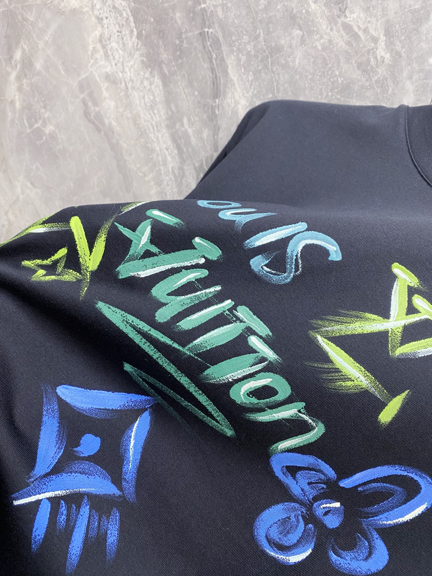 Louis Vuitton Basic Clothing Cotton Black S-l-xxl