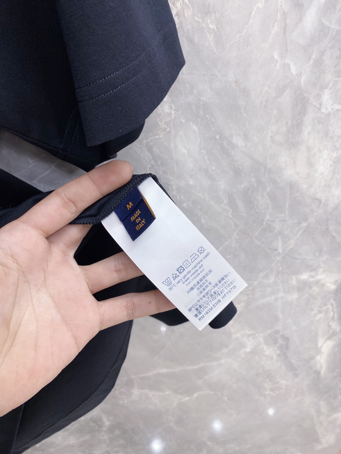 Louis Vuitton Basic Clothing Cotton Black S-l-xxl