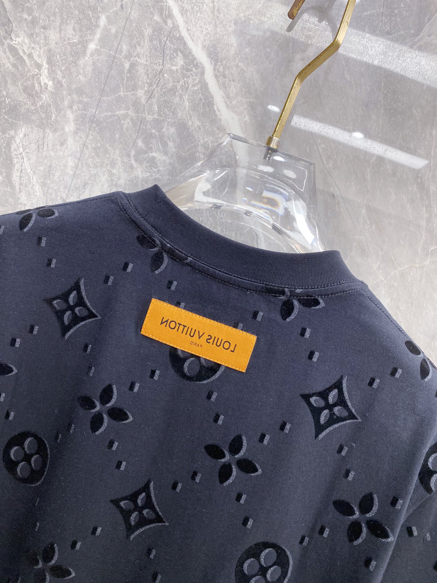 Louis Vuitton Basic Clothing Cotton Black S-l-xxl