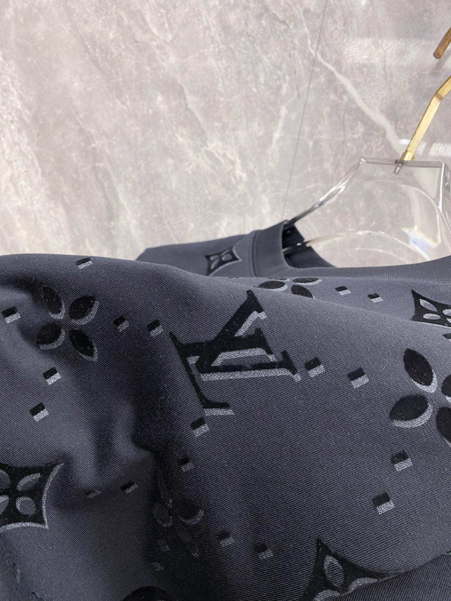 Louis Vuitton Basic Clothing Cotton Black S-l-xxl