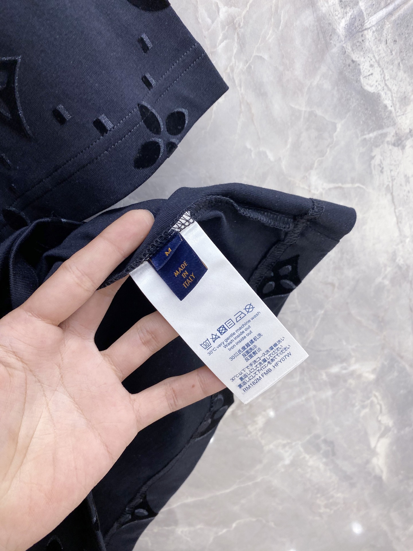 Louis Vuitton Basic Clothing Cotton Black S-l-xxl