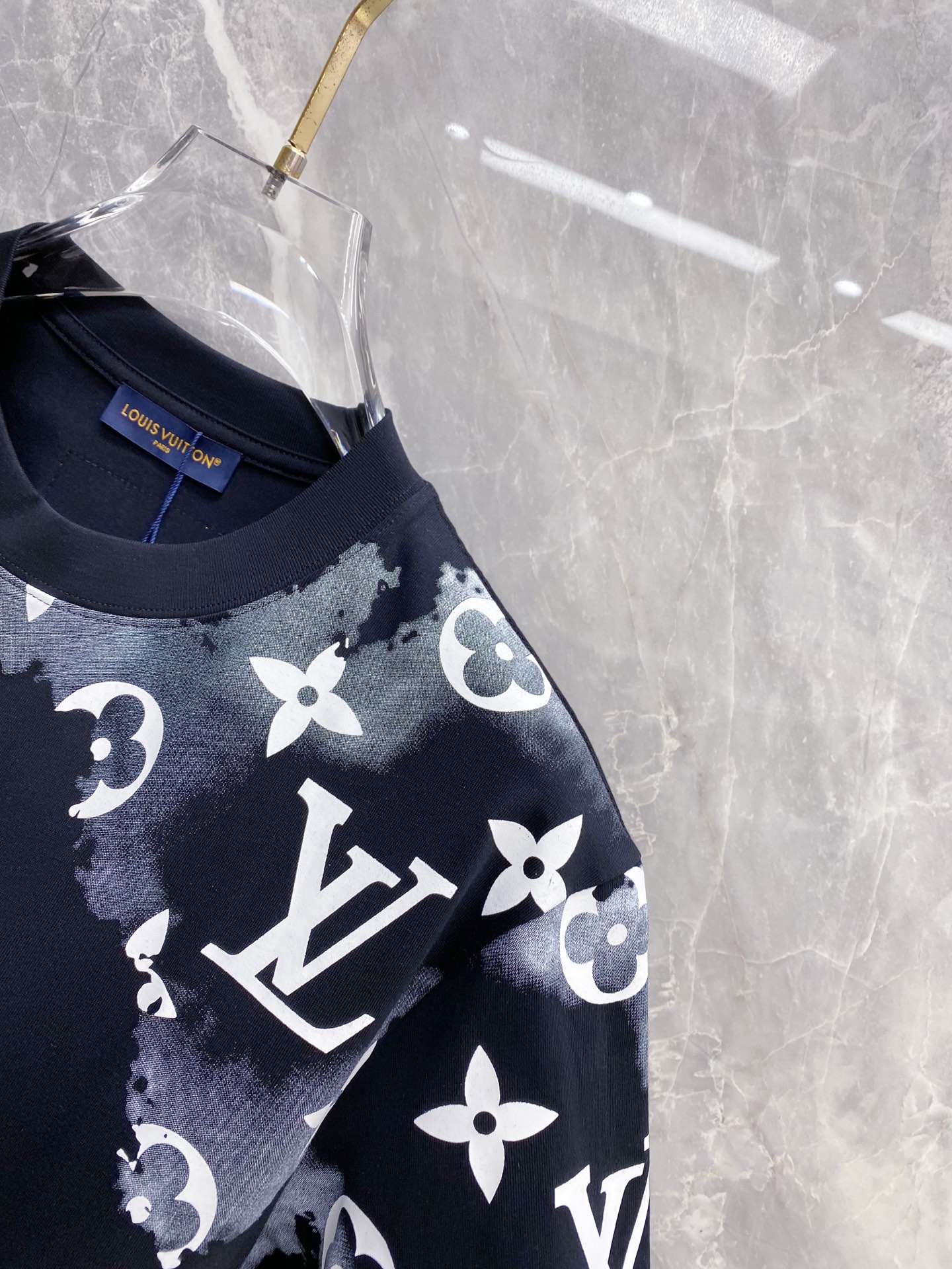 Louis Vuitton Basic Clothing Cotton Black S-l-xxl