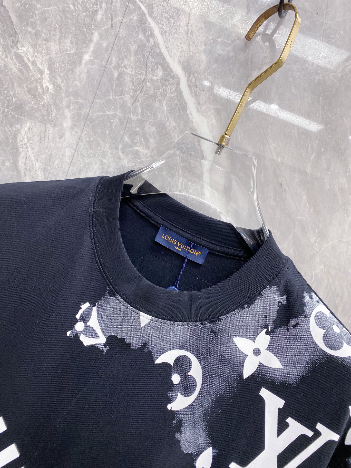 Louis Vuitton Basic Clothing Cotton Black S-l-xxl