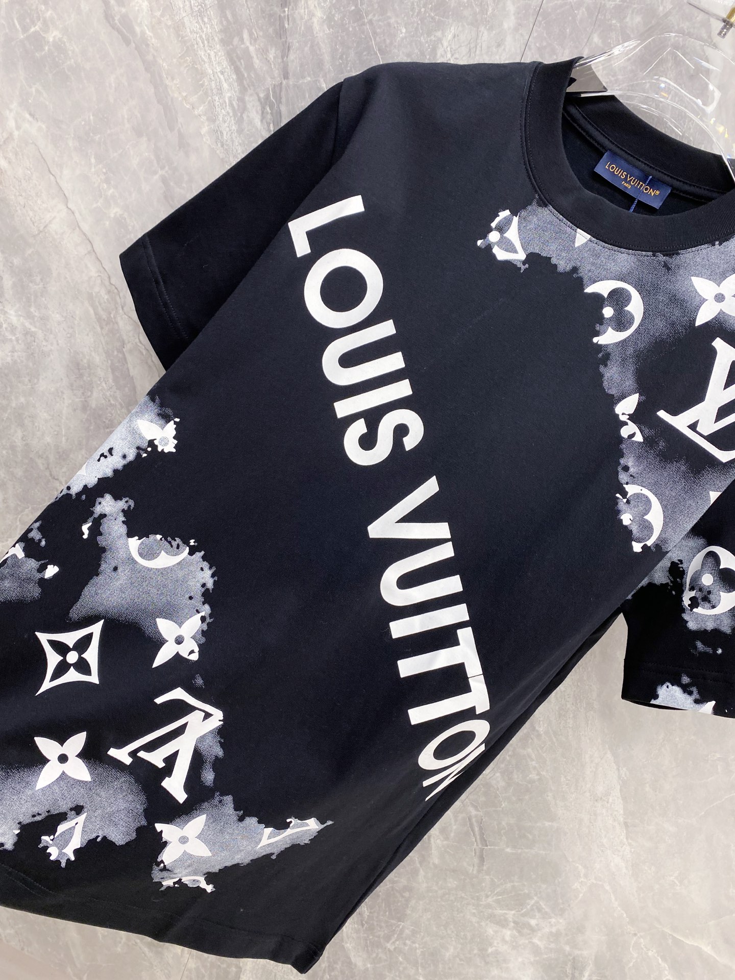 Louis Vuitton Basic Clothing Cotton Black S-l-xxl