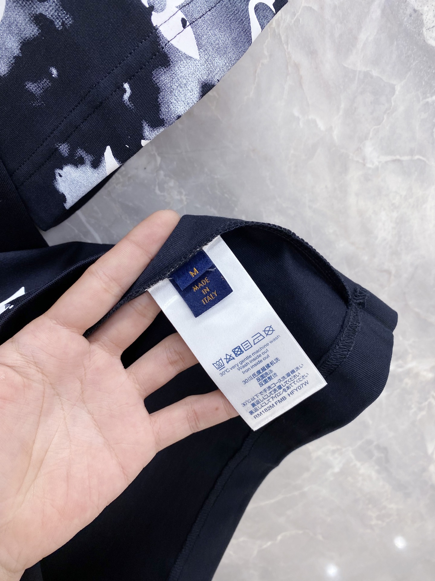 Louis Vuitton Basic Clothing Cotton Black S-l-xxl