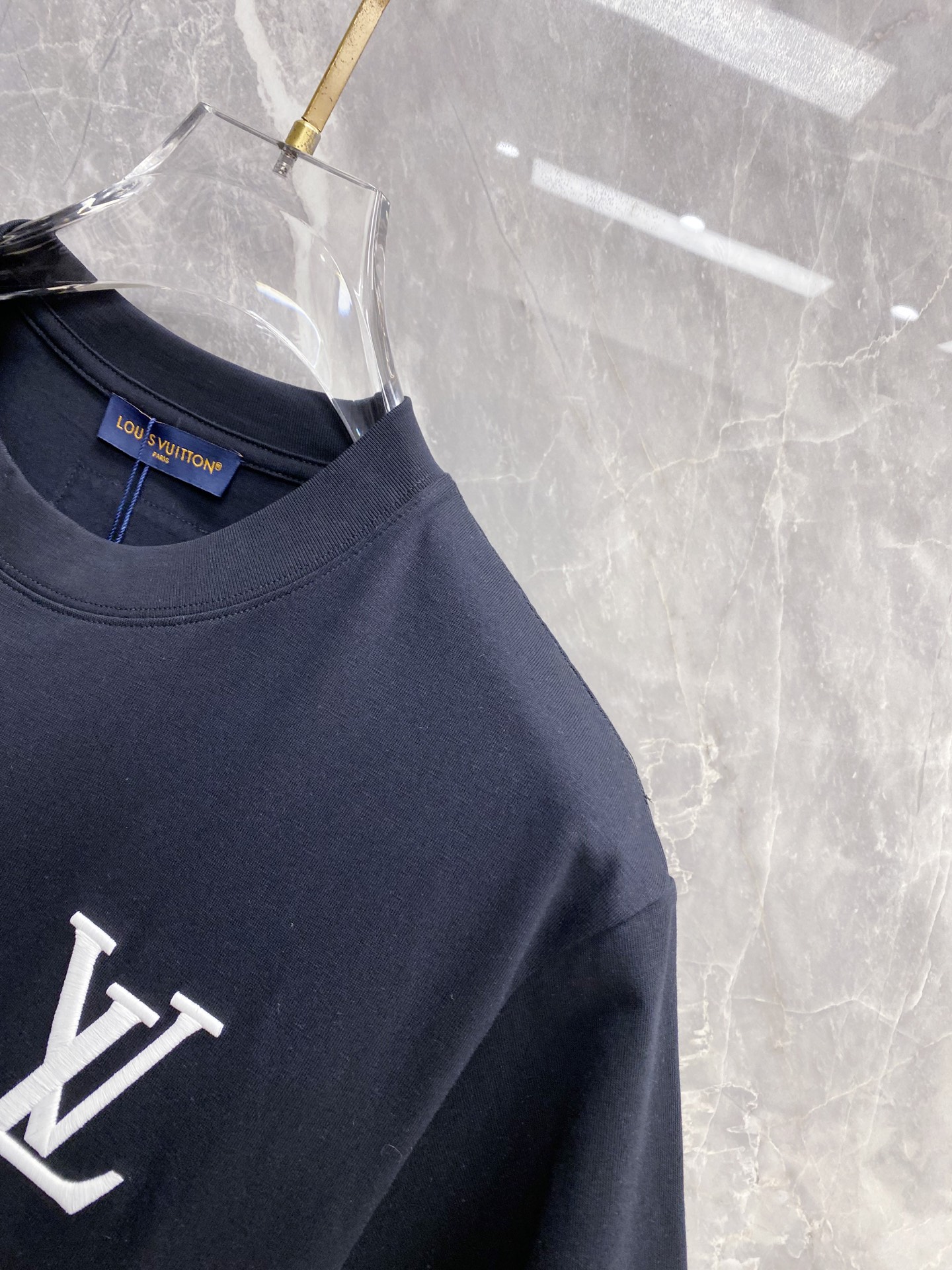 Louis Vuitton Basic Clothing Cotton Black S-l-xxl