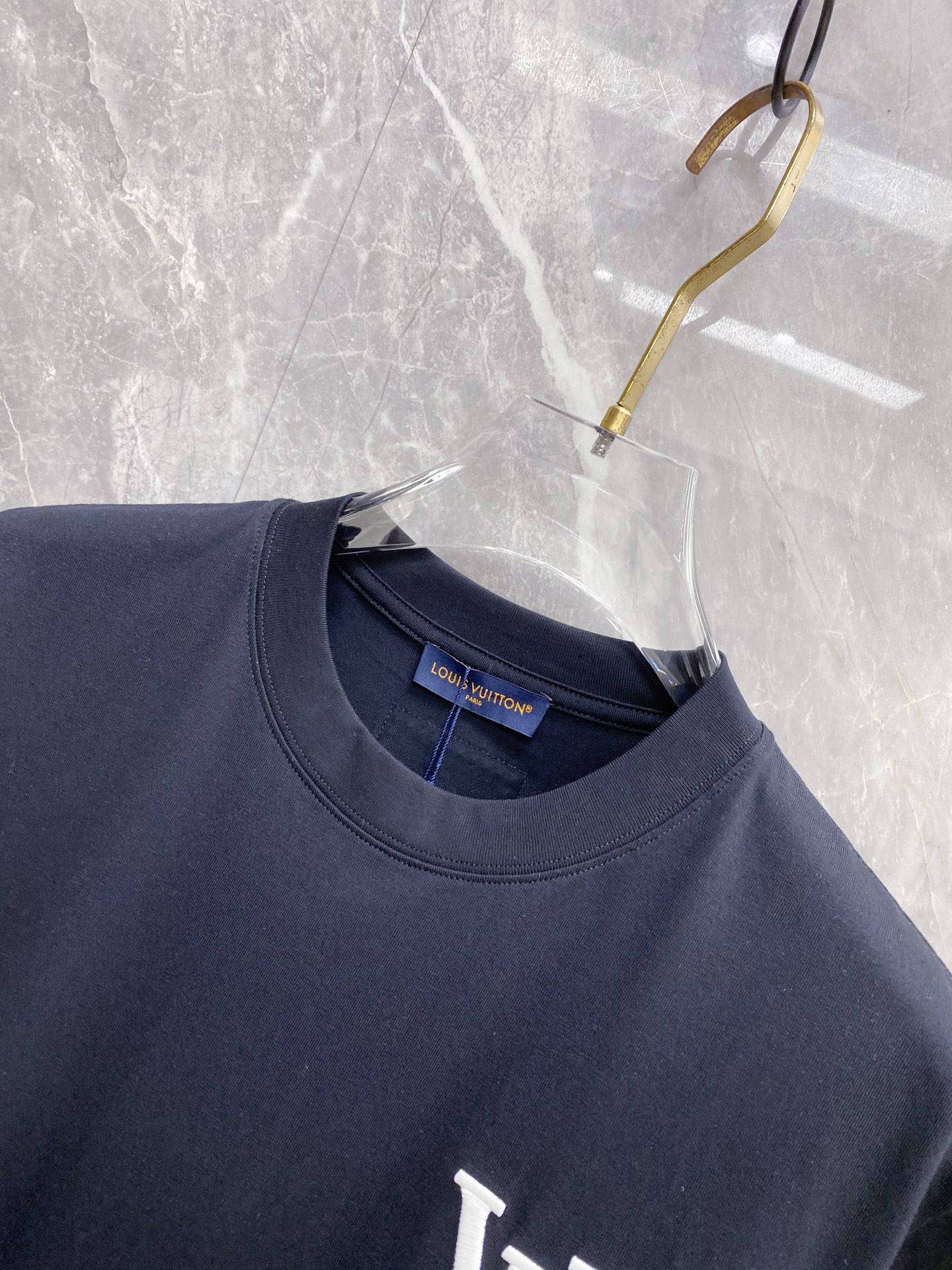 Louis Vuitton Basic Clothing Cotton Black S-l-xxl