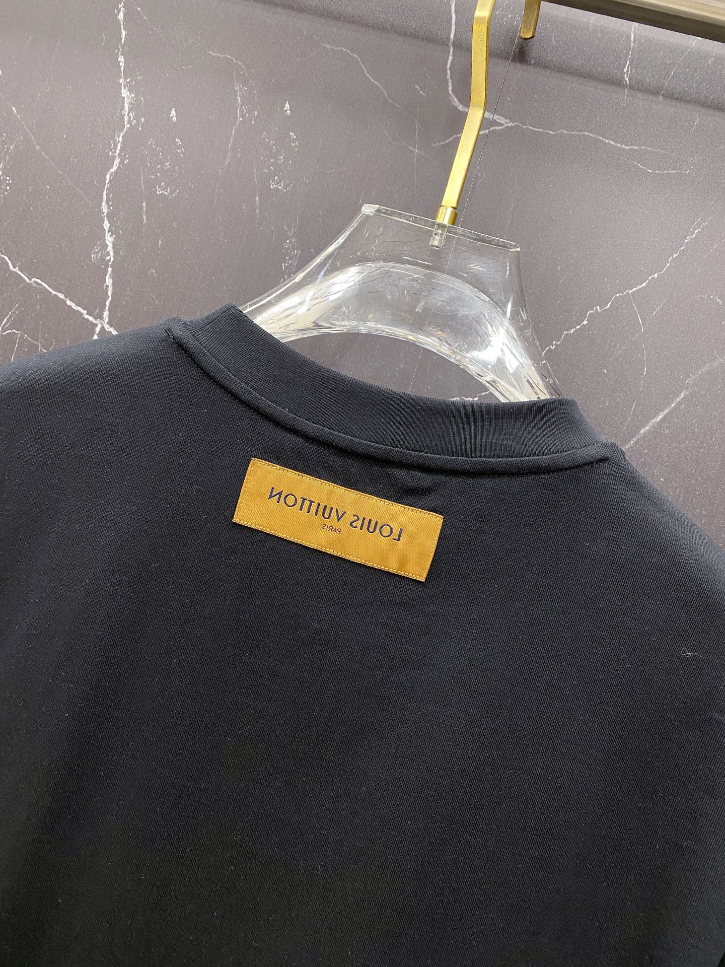 Louis Vuitton Basic Clothing Cotton Black S-l-xxl