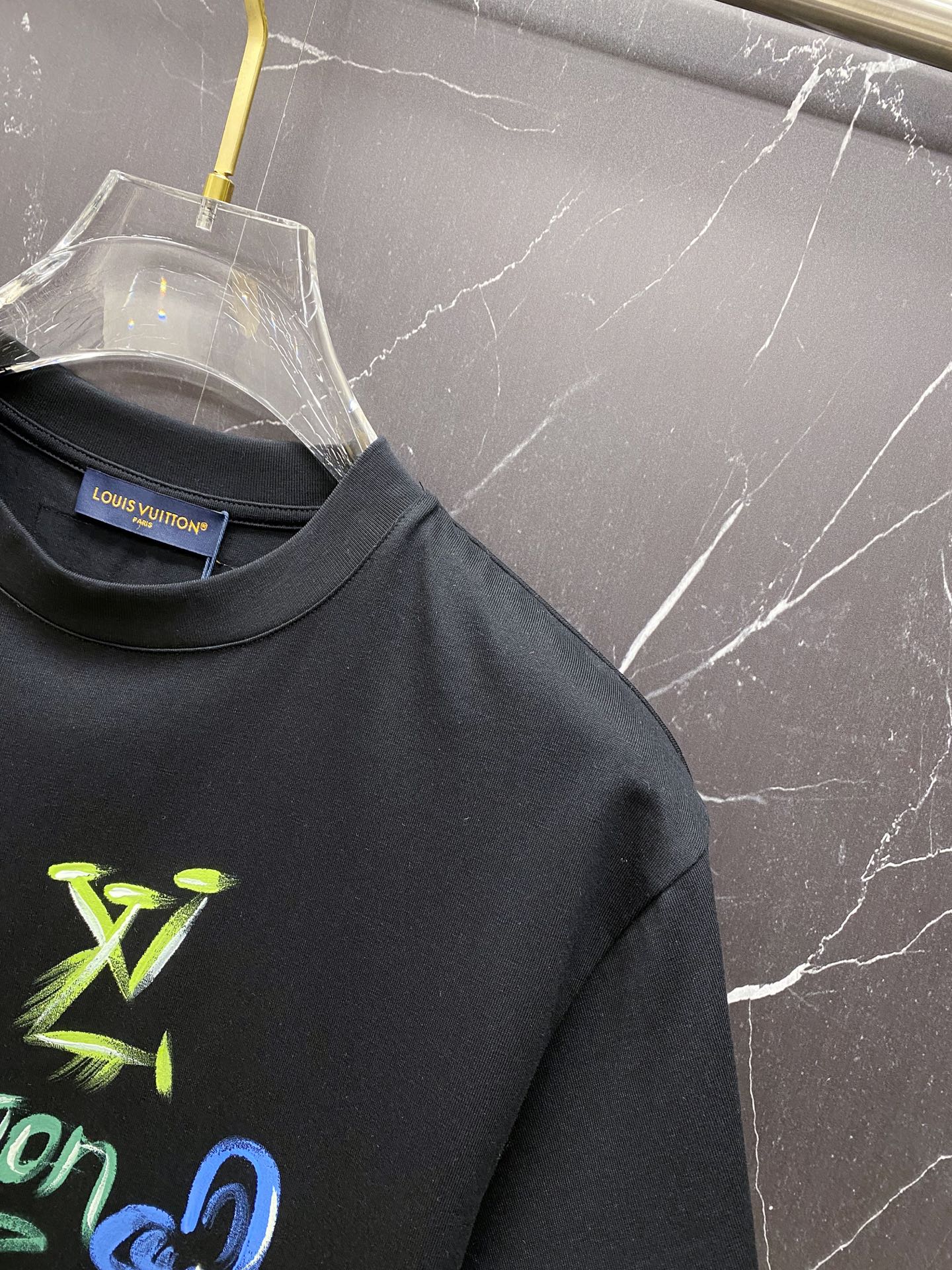 Louis Vuitton Basic Clothing Cotton Black S-l-xxl