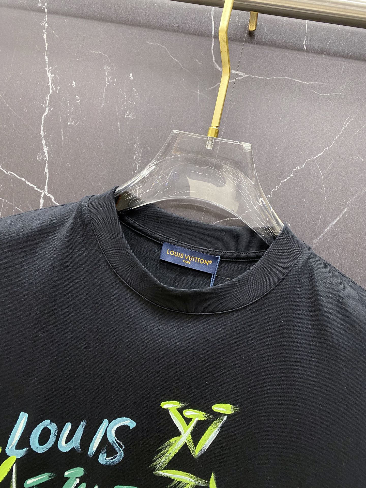 Louis Vuitton Basic Clothing Cotton Black S-l-xxl