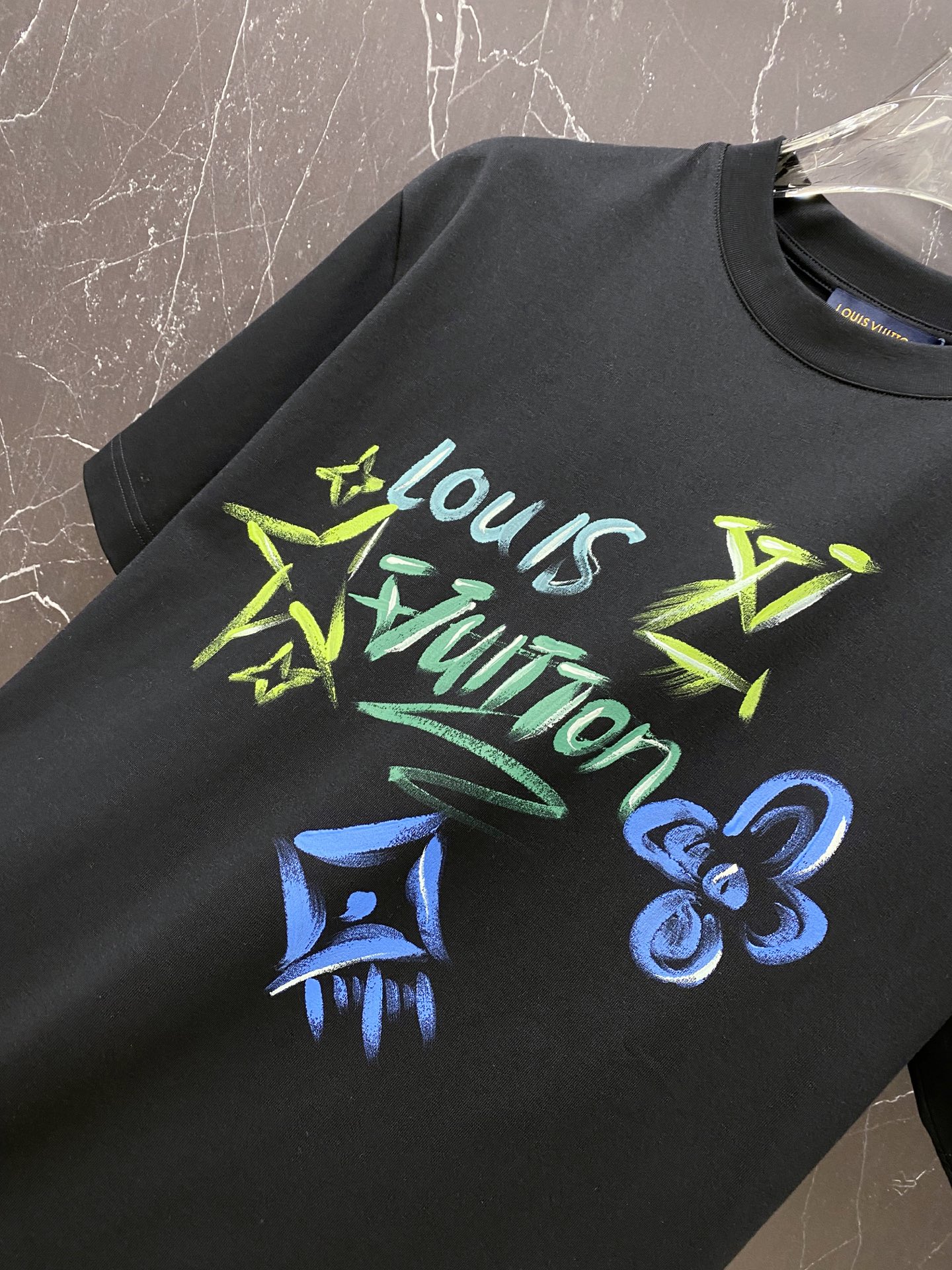 Louis Vuitton Basic Clothing Cotton Black S-l-xxl