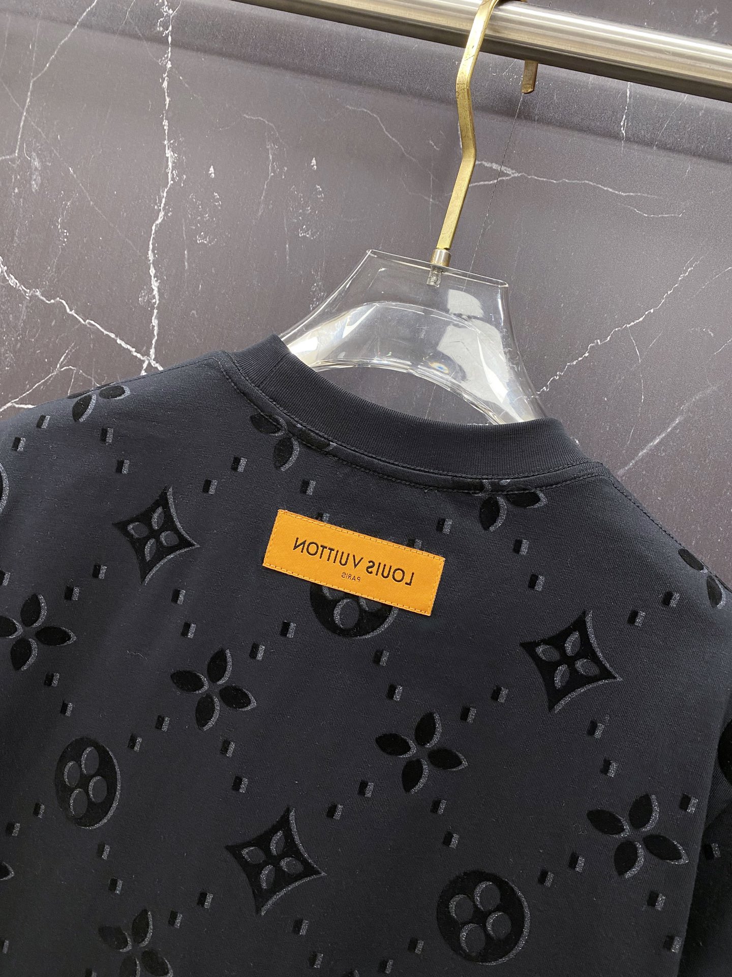 Louis Vuitton Basic Clothing Cotton Black S-l-xxl