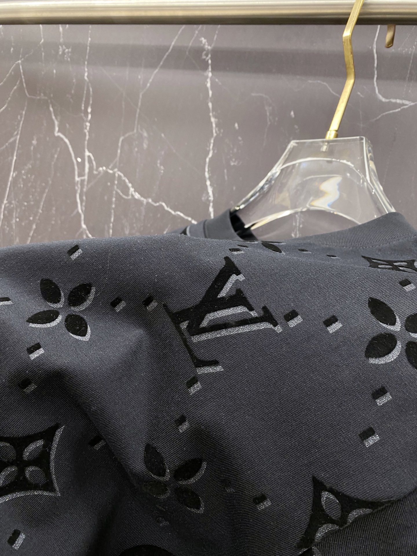 Louis Vuitton Basic Clothing Cotton Black S-l-xxl