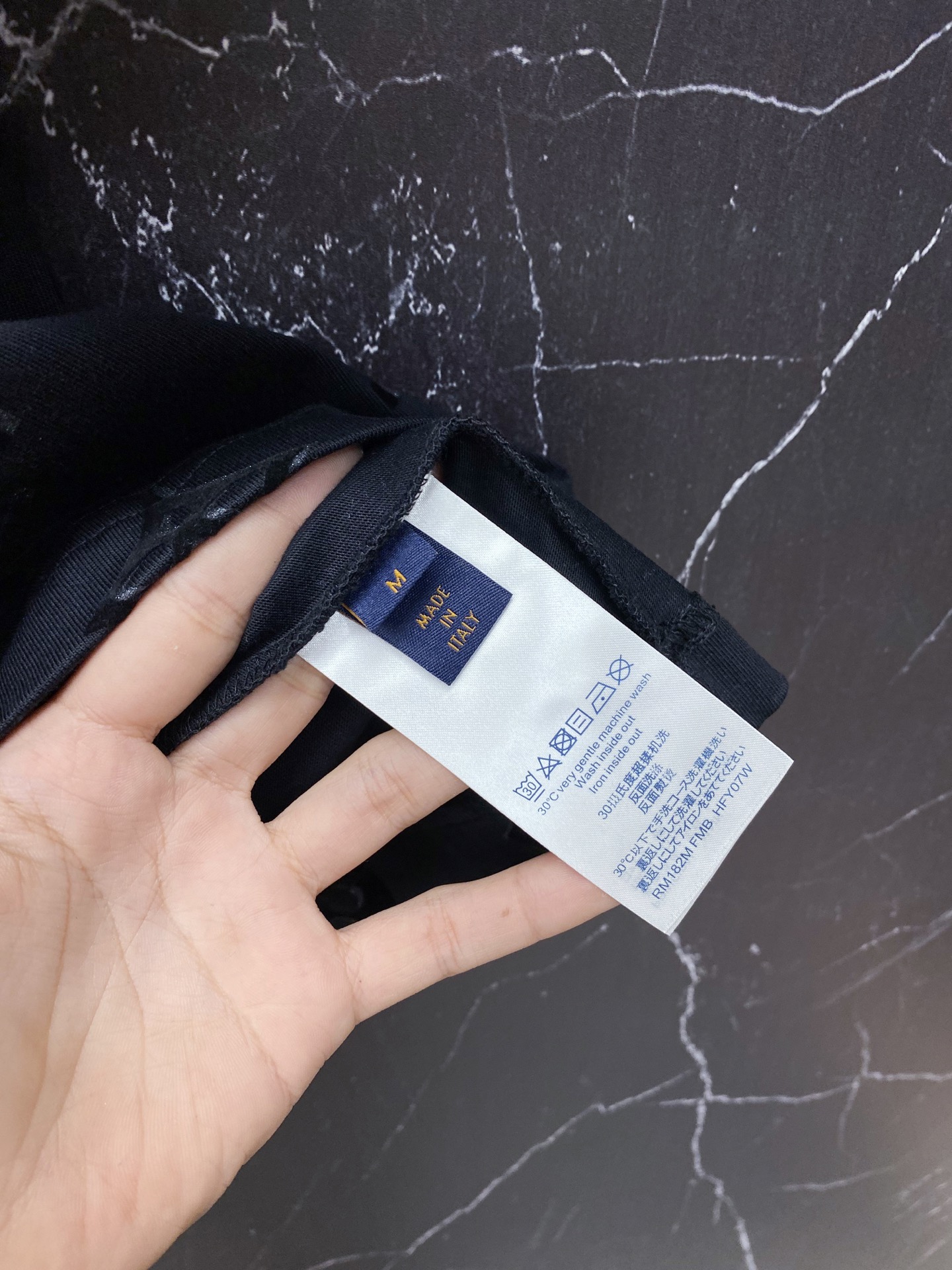 Louis Vuitton Basic Clothing Cotton Black S-l-xxl