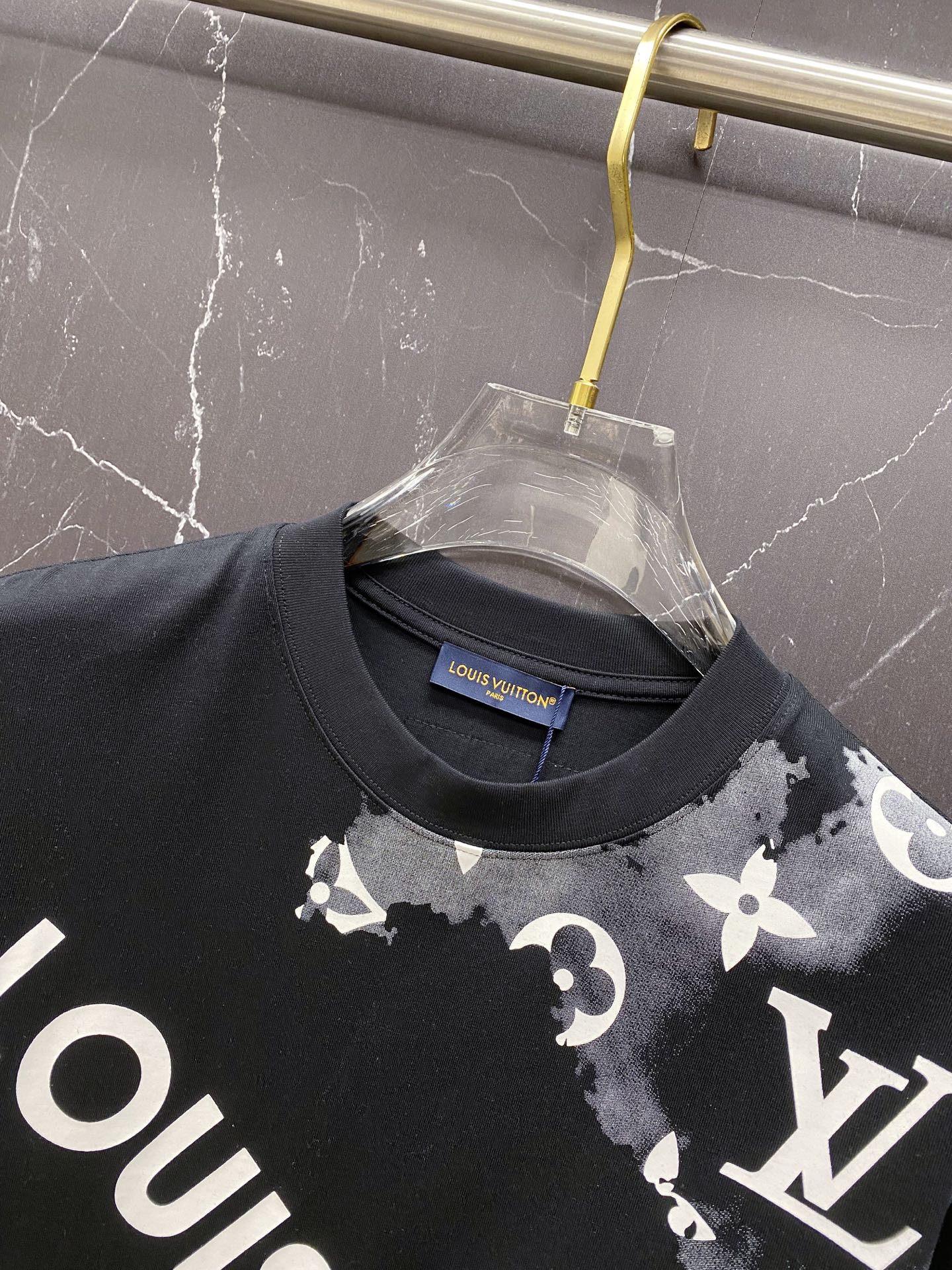 Louis Vuitton Basic Clothing Cotton Black S-l-xxl