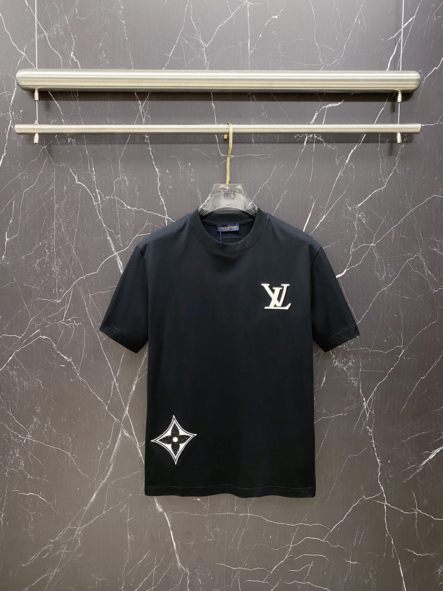 Louis Vuitton Basic Clothing Cotton Black S-l-xxl