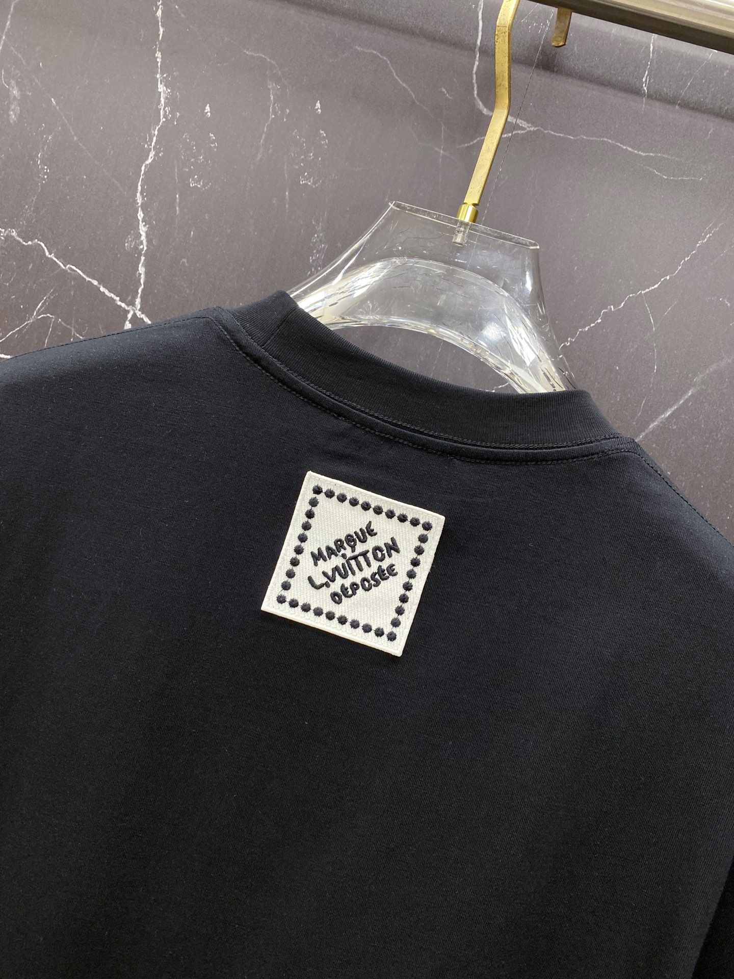 Louis Vuitton Basic Clothing Cotton Black S-l-xxl