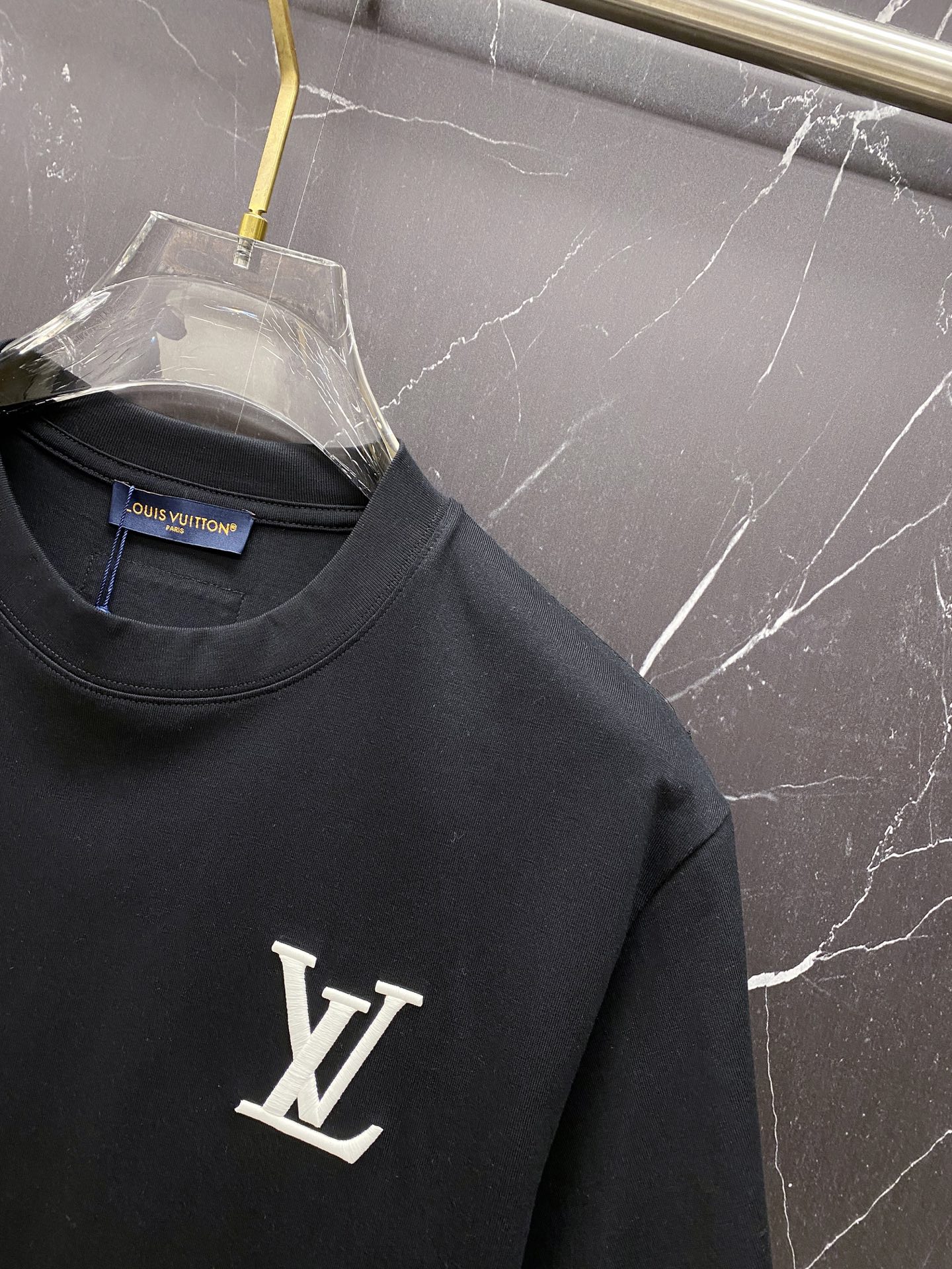 Louis Vuitton Basic Clothing Cotton Black S-l-xxl