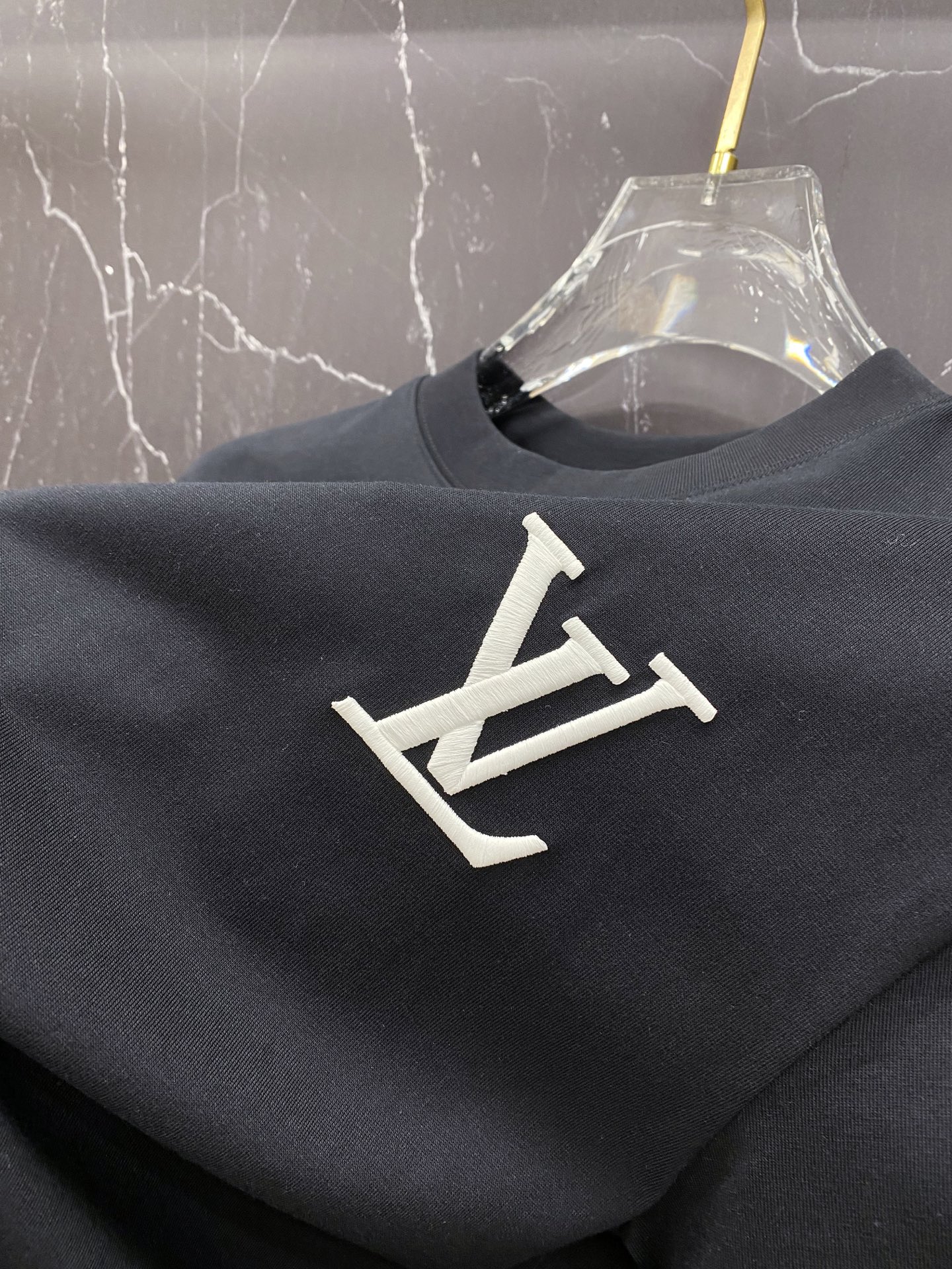 Louis Vuitton Basic Clothing Cotton Black S-l-xxl