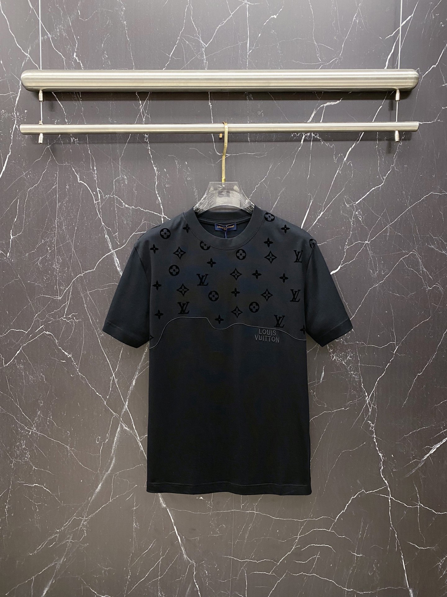Louis Vuitton Basic Clothing Cotton Black S-l-xxl