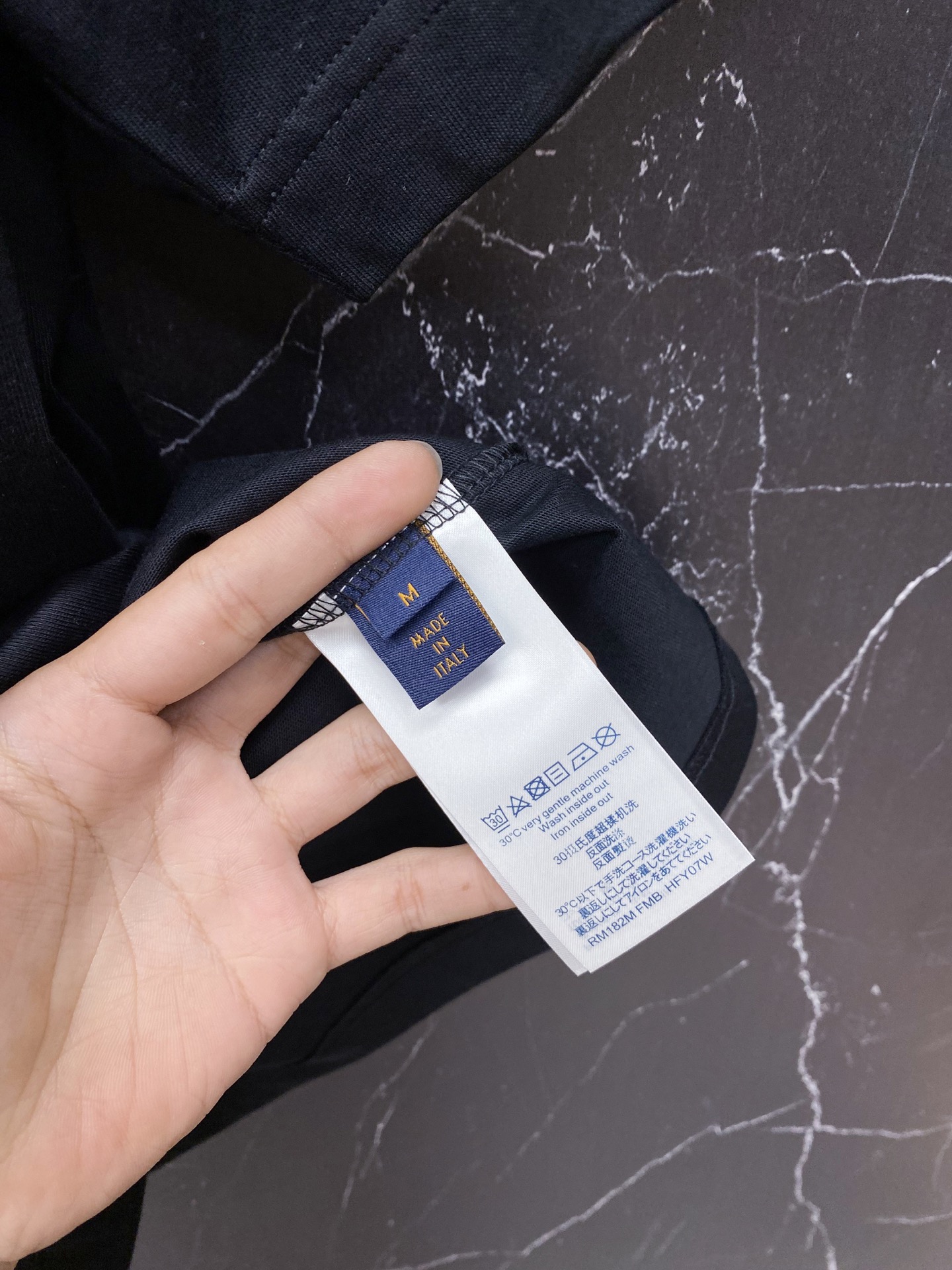 Louis Vuitton Basic Clothing Cotton Black S-l-xxl