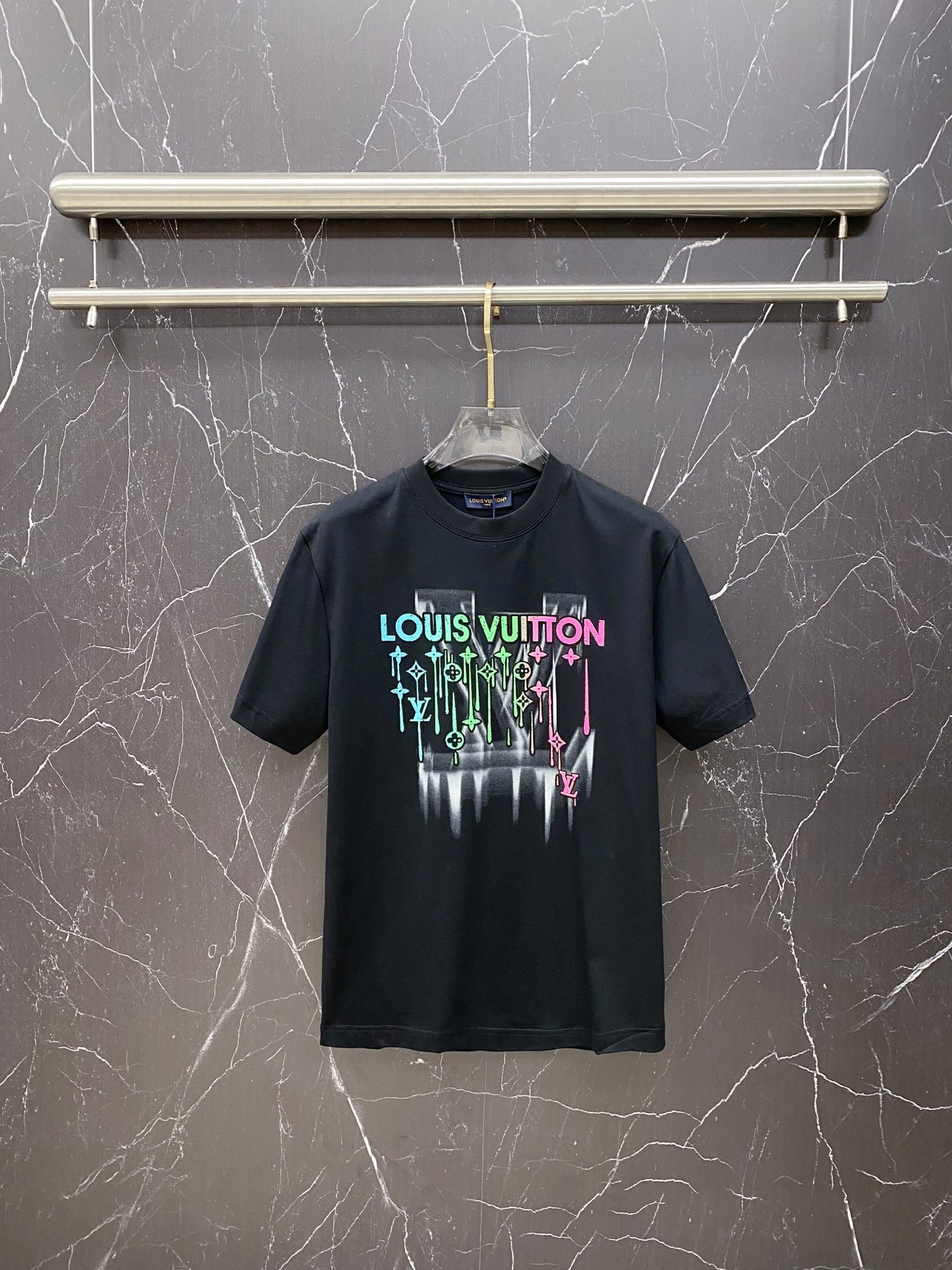 Louis Vuitton Basic Clothing Cotton Black S-l-xxl